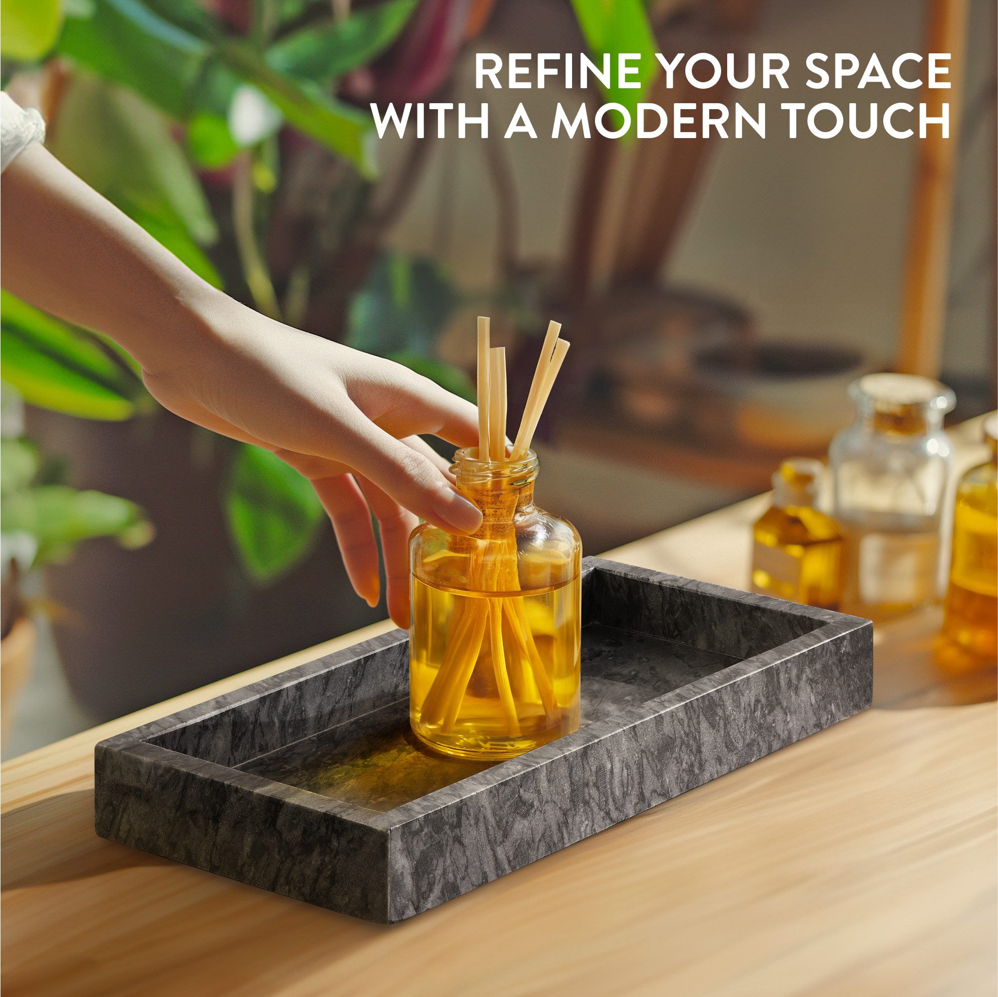 Navaris Organizer Tablett für Schmuck und Make-Up - Badezimmertablett - Mar günstig online kaufen