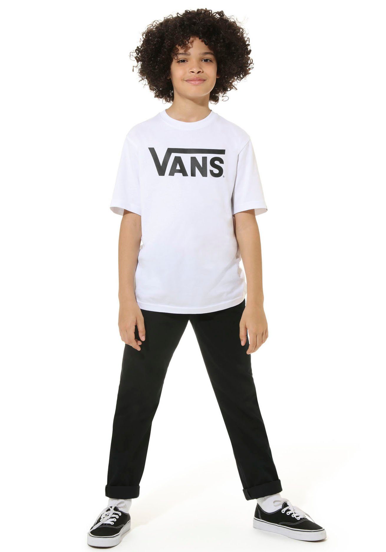 Vans T-Shirt CLASSIC VANS weiß BOYS