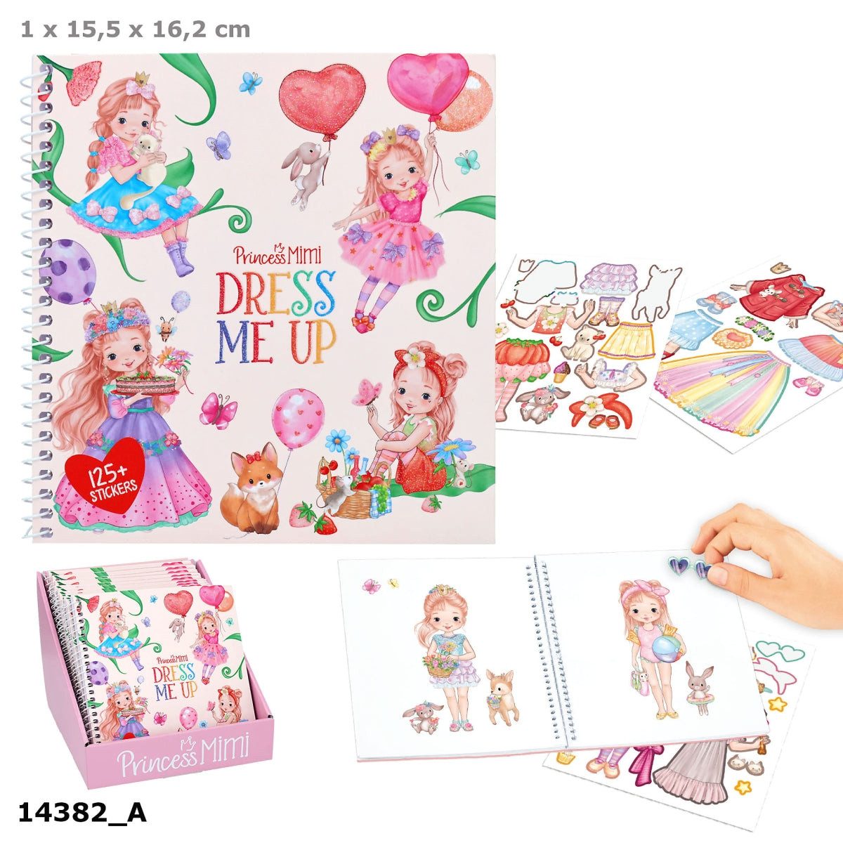 Depesche Stickerbuch Princess Mimi Dress Me Up Stickerbuch 24 Seiten
