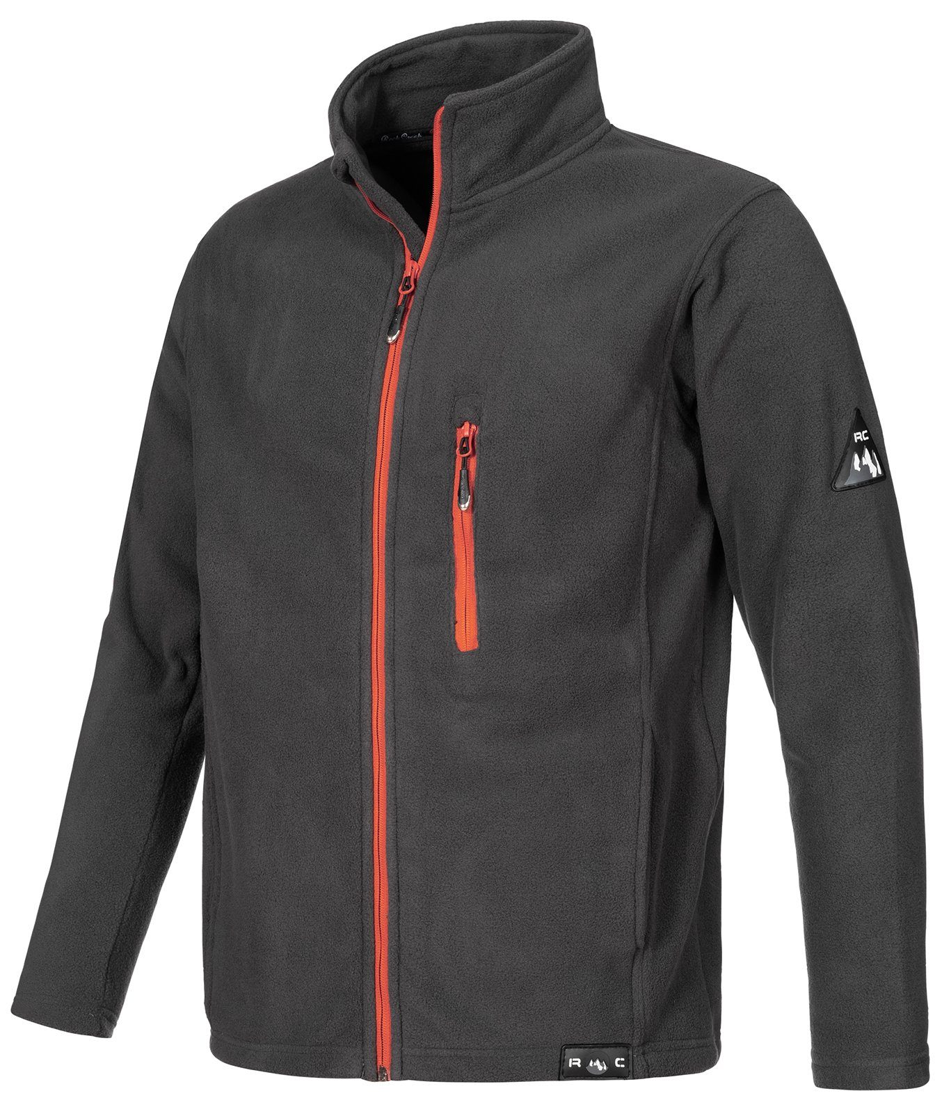 Fleecejacke Übergangsjacke Fleecejacke Herren Creek Rock H-197 Anthrazit