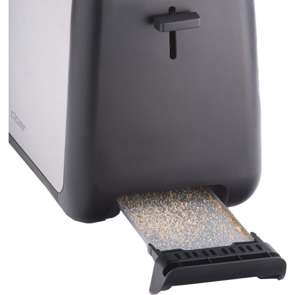 Cloer Toaster 3569 Toaster XXL Edelstahl