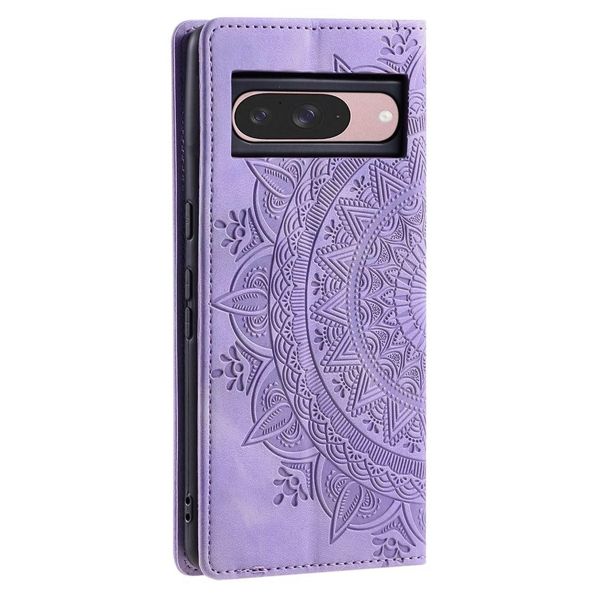CoverKingz Handyhülle Hülle für Google Pixel 10/10 Pro Handyhülle Flip Case Cover Tasche, Mandala