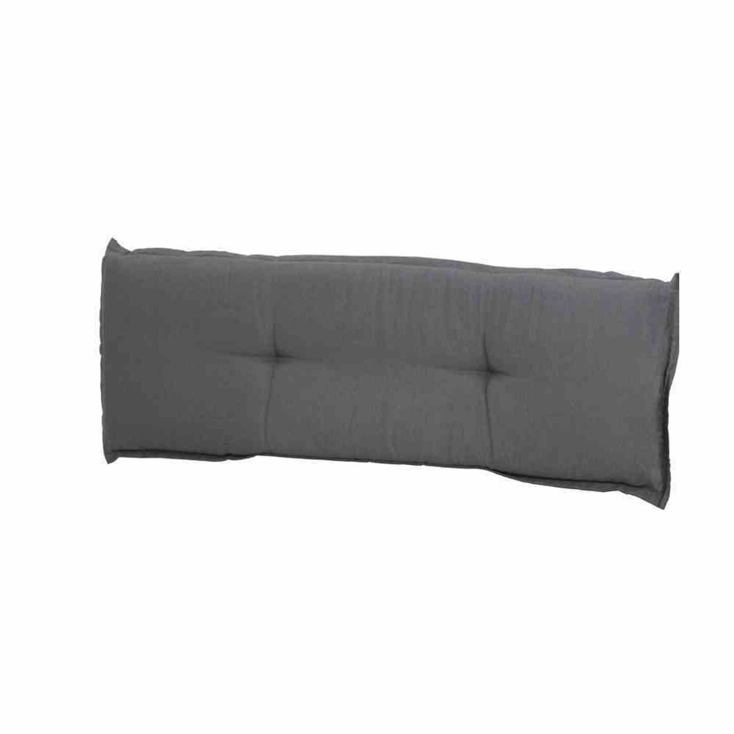 Madison Bankauflage Panama grau, Auflage zu Bank 140 cm 50% Baumwolle / 45% Polyester