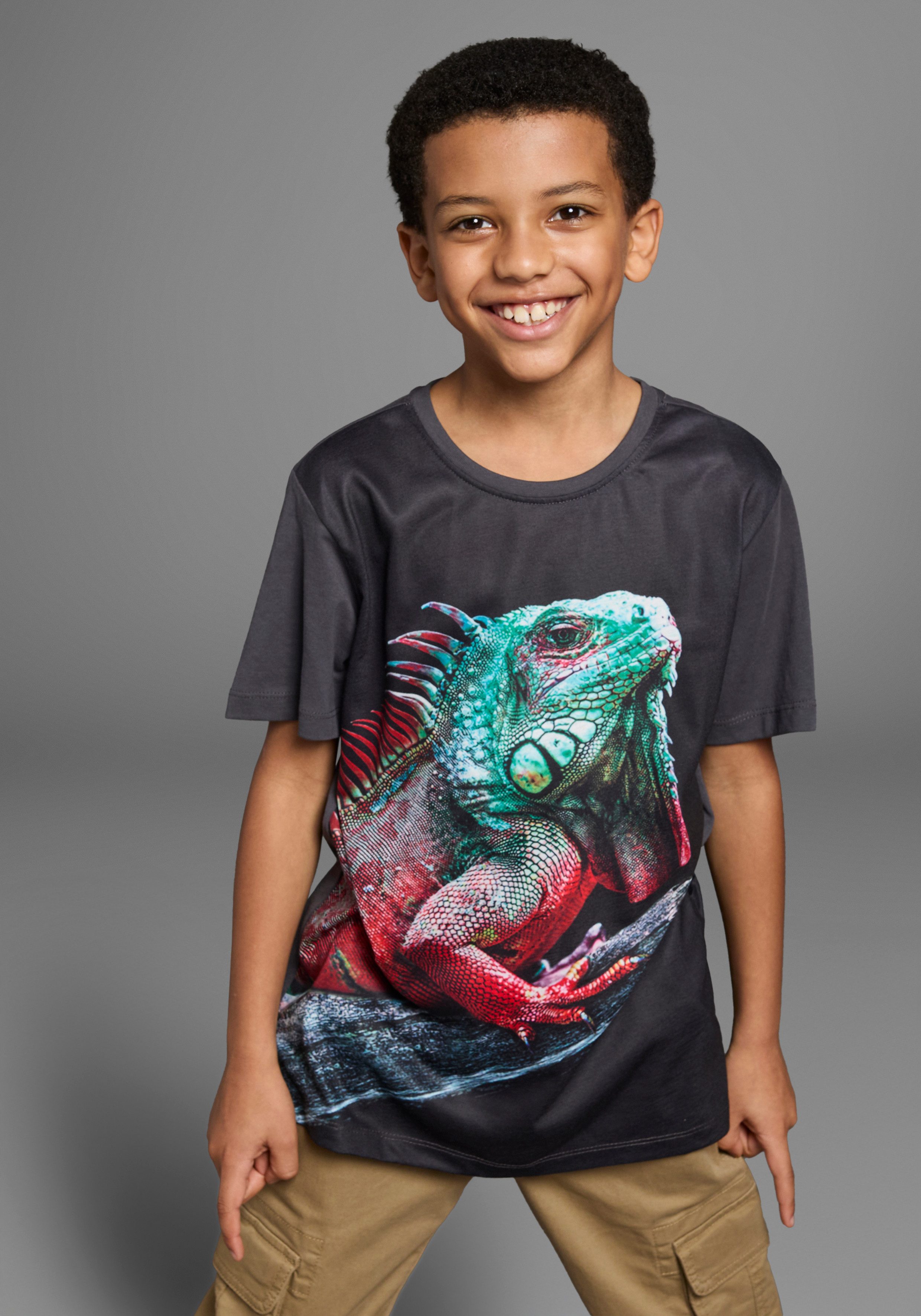 T-Shirt Fotoprint: LITTLE LIZARD