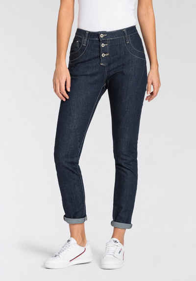 Please Jeans 5-Pocket-Jeans Sichtbare Knopfleiste