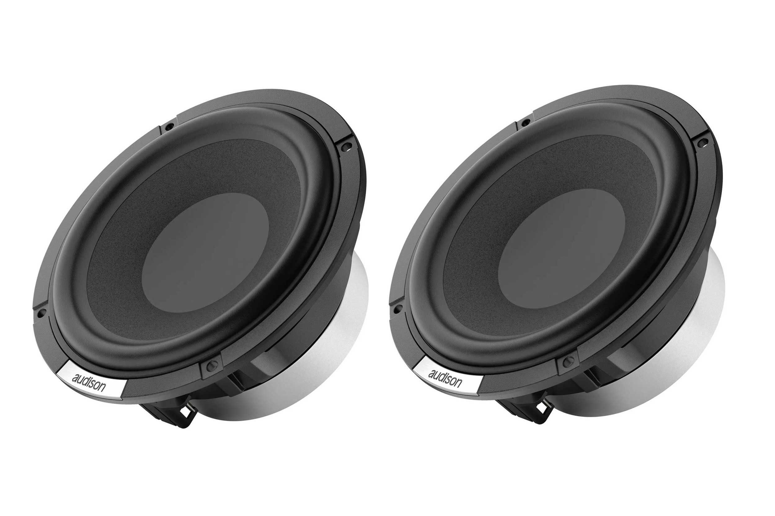 Audison Voce II AV 6.5 II Tieftöner/Woofer 165 mm mit Gitter Auto-Lautsprecher (150 W, 16 cm)