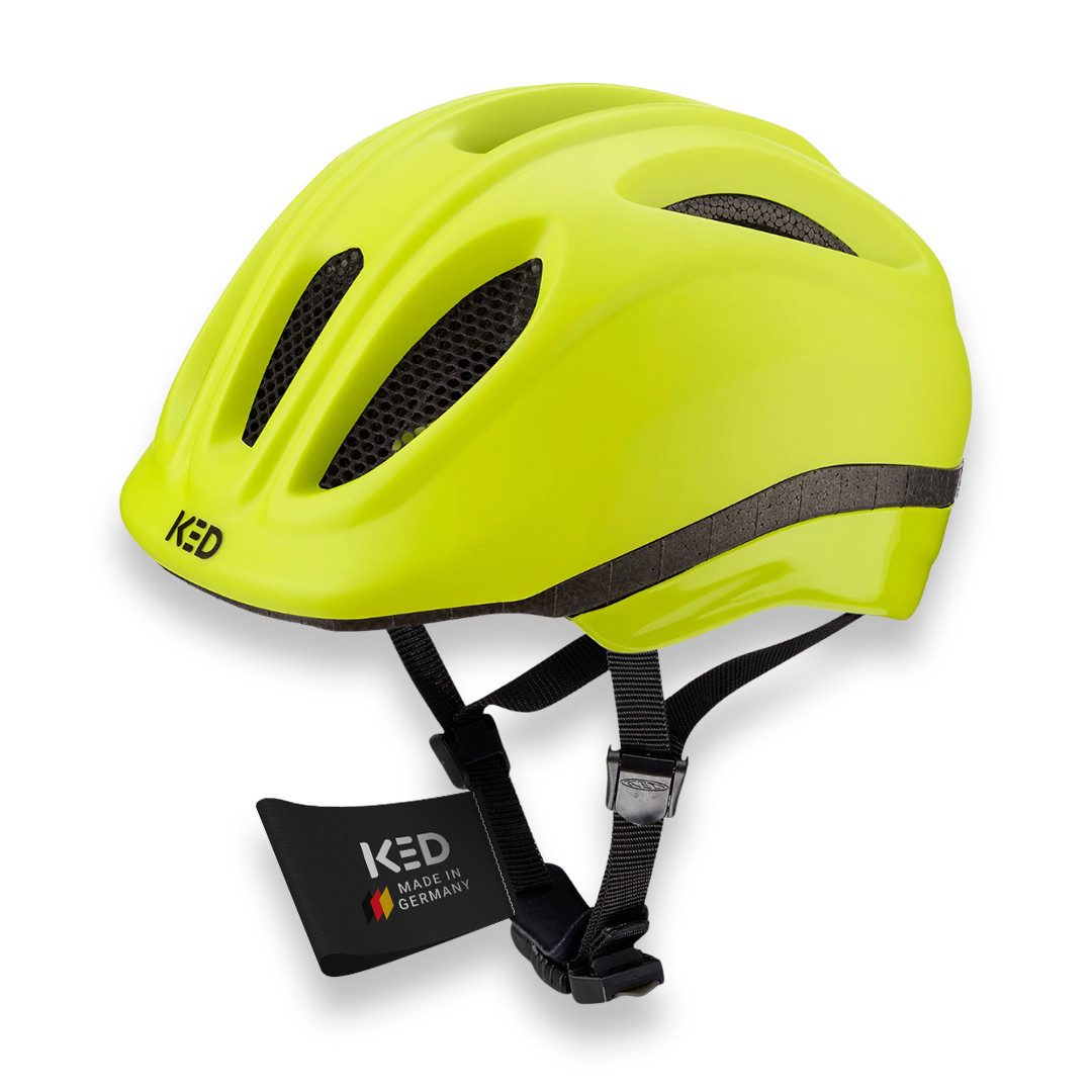 KED Fahrradhelm Meggy II Trend Kinderhelm, LED Rücklicht, MaxShell Technologie, Präzise Größenverstellung