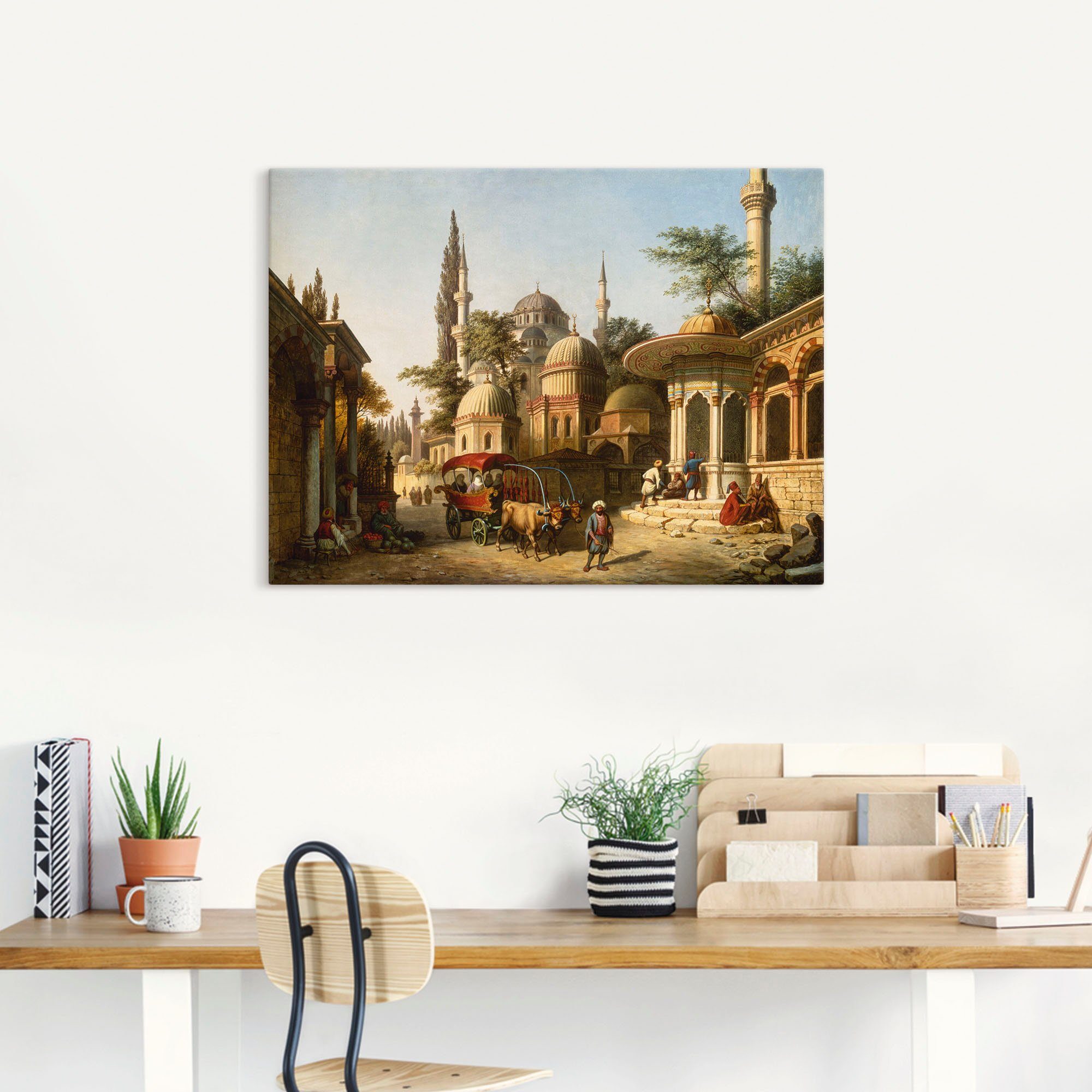 Artland Wandbild Ansicht einer Moschee in Istanbul, Gebäude (1 St), als Alu günstig online kaufen