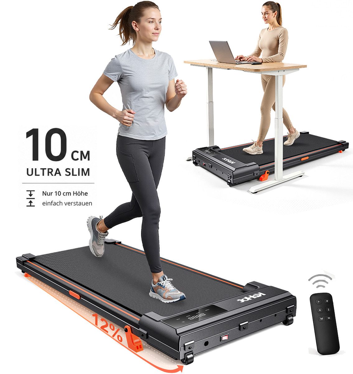 Laufband mit 12% Steigung