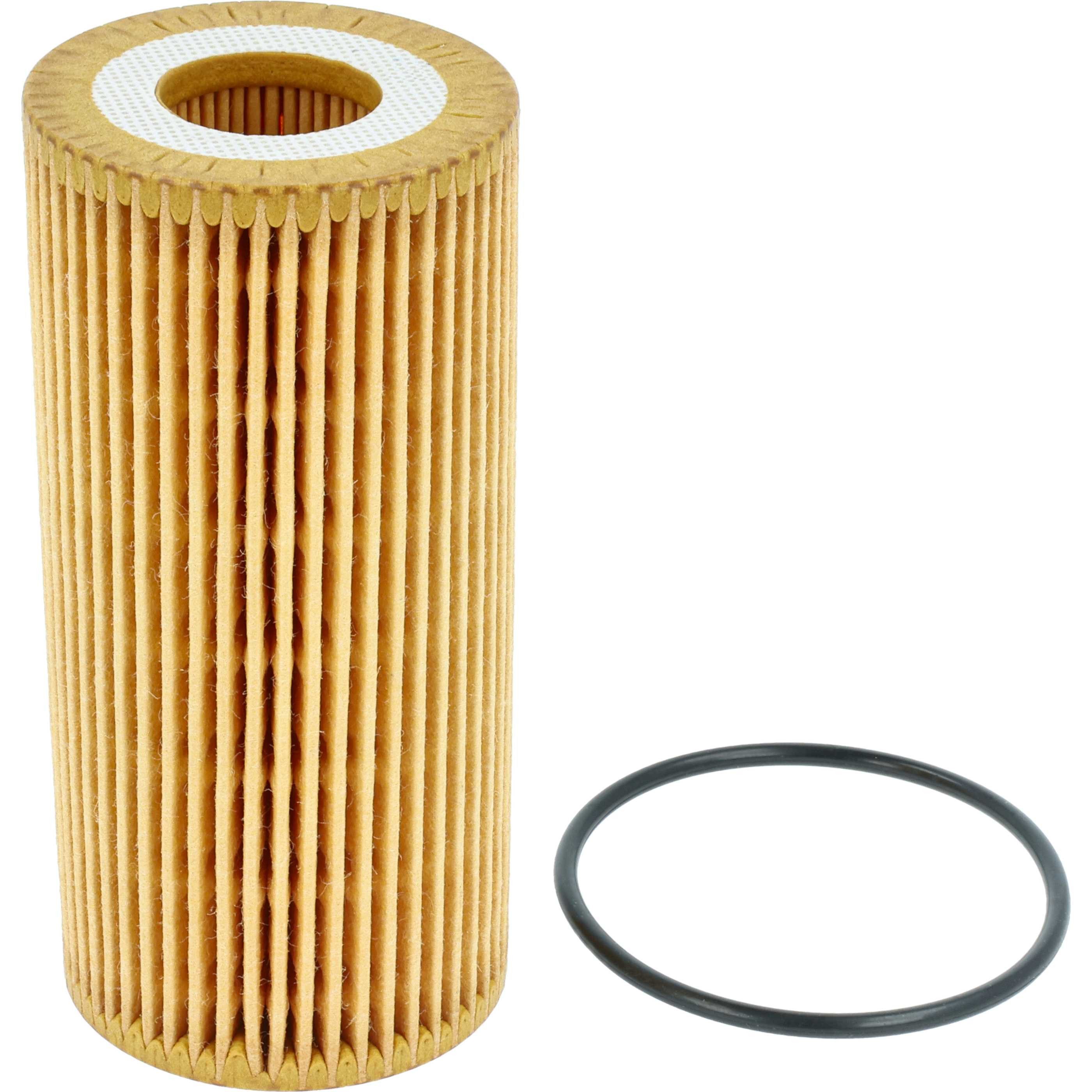 vhbw Ersatzfilter Ersatz für Bosch F026407174 für Auto, Zubehör für 06K115466 / 06K115562 / 06L 115 466A / 06L 115 562 / 06L 115 562 B / 06L 115 562A / 06L115466 / 06L115466A / 06L115466C / 06L115562 / 06L115562A / 06L115562B / 95811546600 / 95811556200 / 95811556201 / ALO8726 / F026407174 / FA6107 / FA6107EC0 / 100489 / BFO4138 / CH11498 / CH11498ECO / E358HD246 / HU6002Z / ELH4439 / FOP288 / L980 / V102673 Universal, Einfache Installation