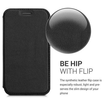 kwmobile Handyhülle Hülle für Samsung Galaxy Xcover 3, Kunstleder Handy Schutzhülle - Flip Cover Case