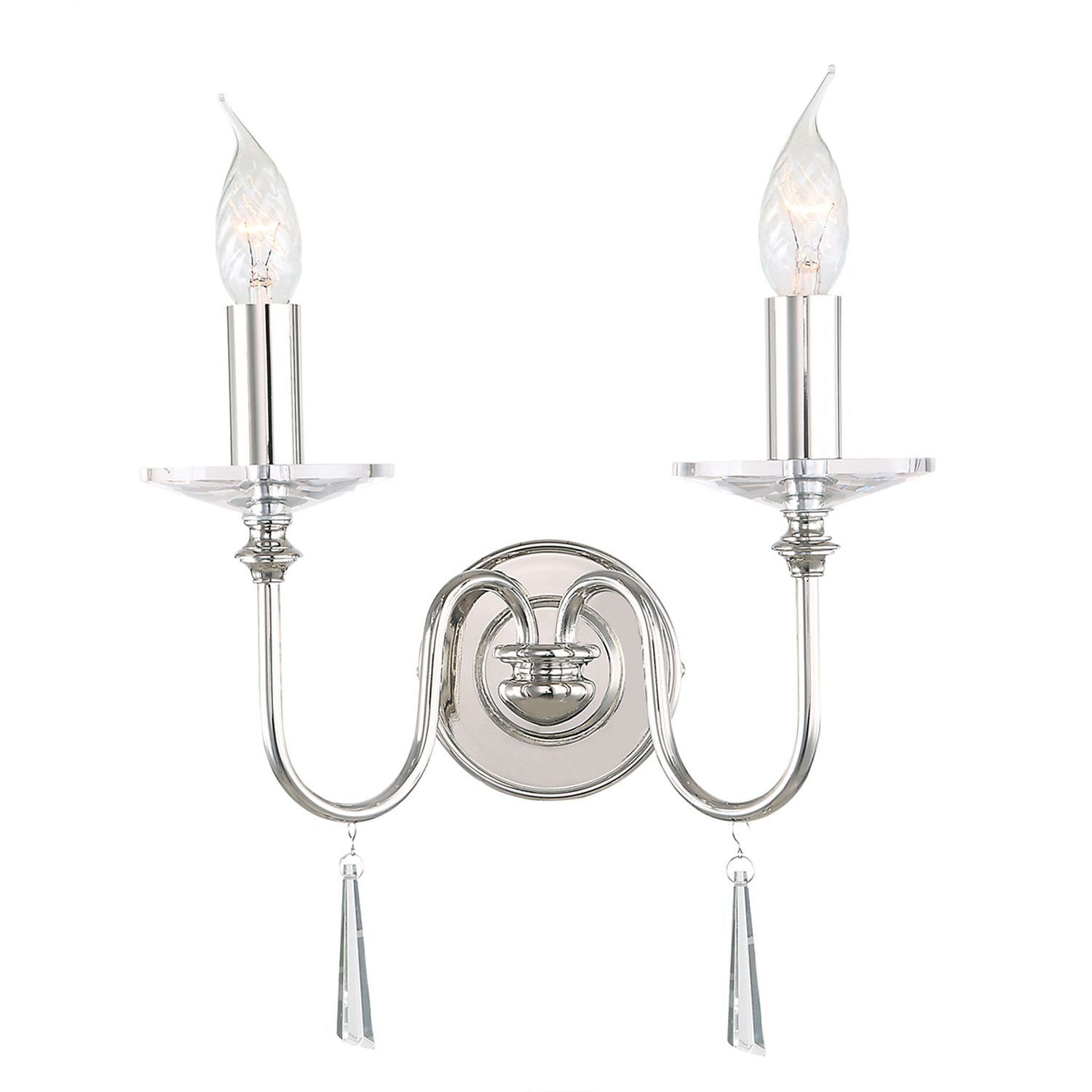 ohne Beleuchtung Wandleuchte Metall Wandlampe CANDELA 6, Licht-Erlebnisse E14 Leuchtmittel,