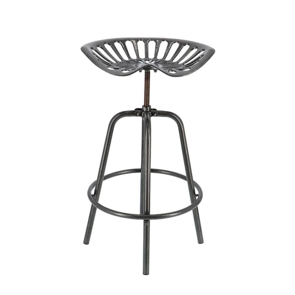 esschert design Barhocker Traktor-Barstuhl Grau (1 günstig online kaufen