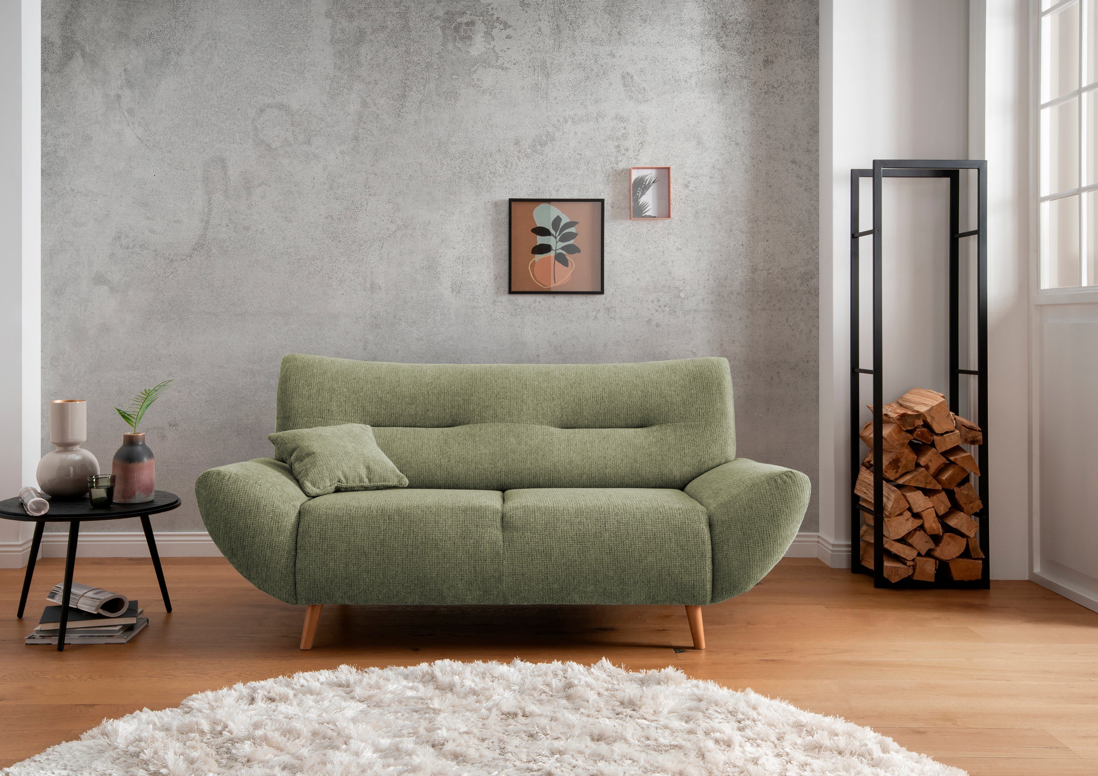 Home affaire 2-Sitzer Drago, 1 Teile, frei im Raum stellbar, inkl. 1 Zierkissen