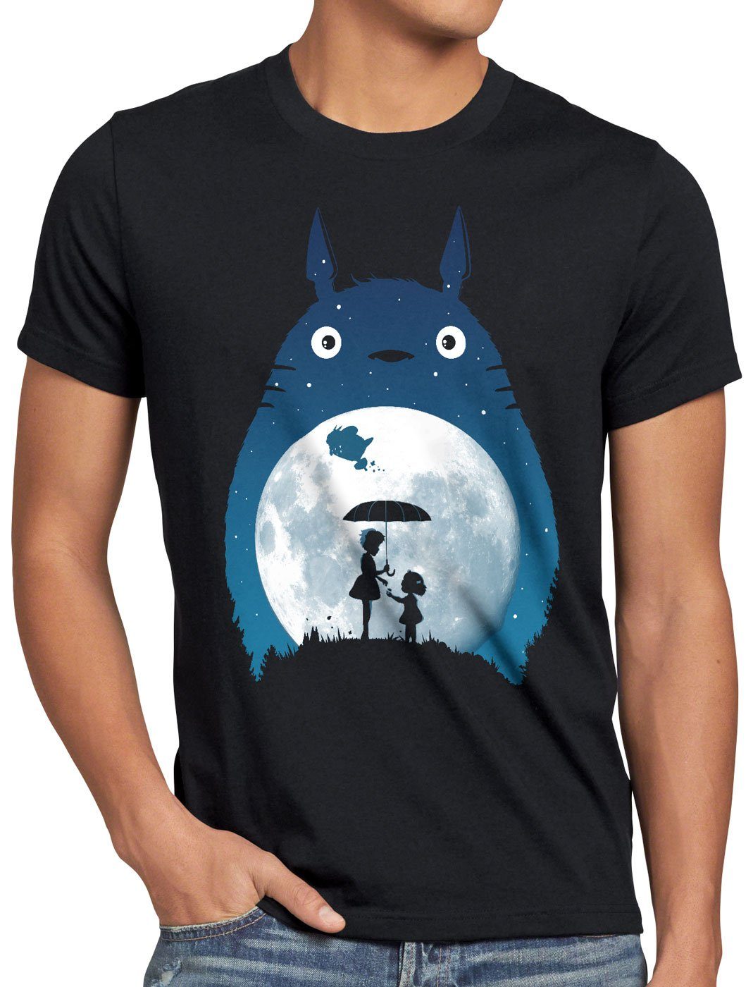 style3 T-Shirt Satsuki und Mei anime ghibli mein nachbar tonari totoro günstig online kaufen