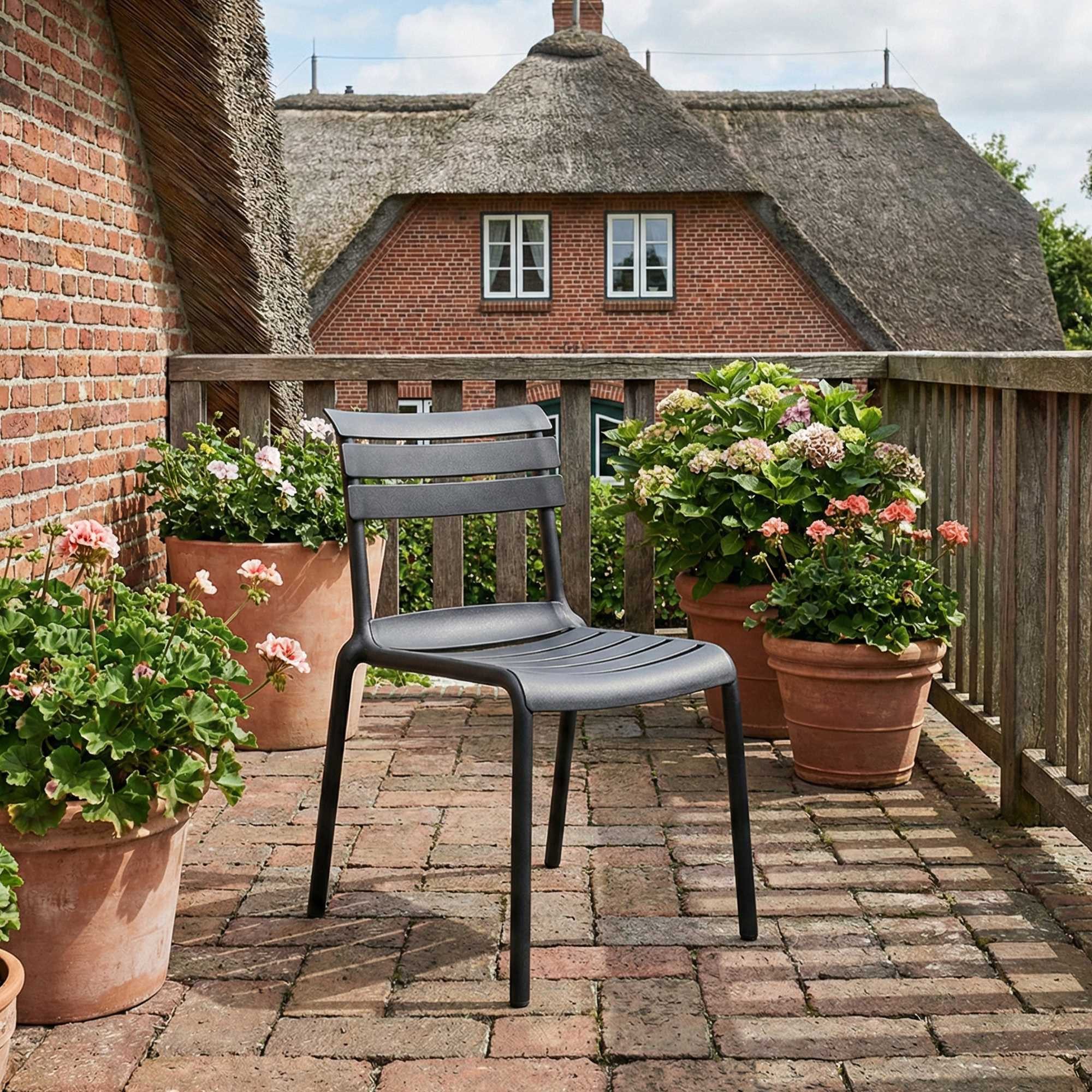 CLP Gartenstuhl Kebren (1er), wetterfest und UV-beständig, bis 150 kg
