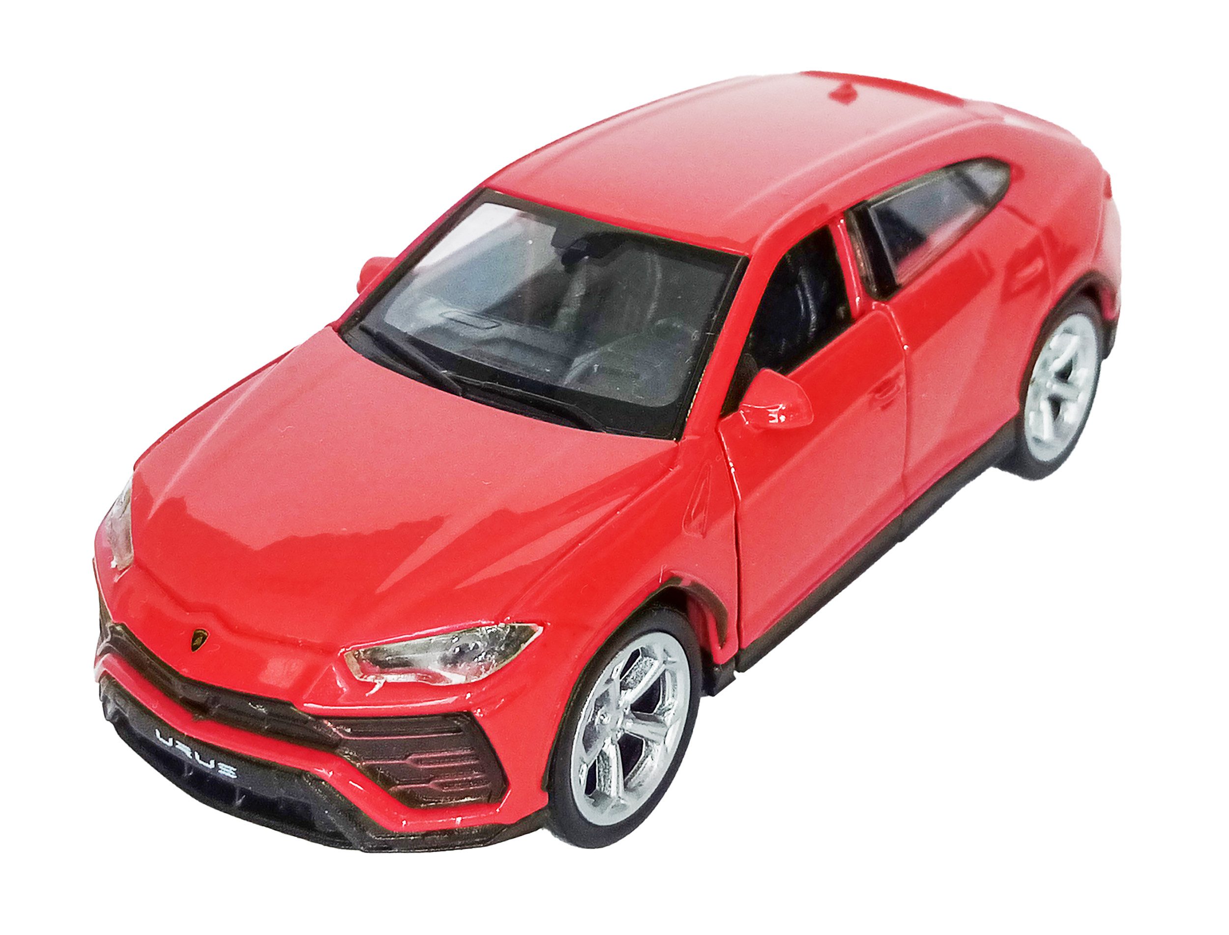 Welly Modellauto LAMBORGHINI Urus Modellauto Metall Modell Auto Spielzeugauto 92 (Rot), Kinder Geschenk