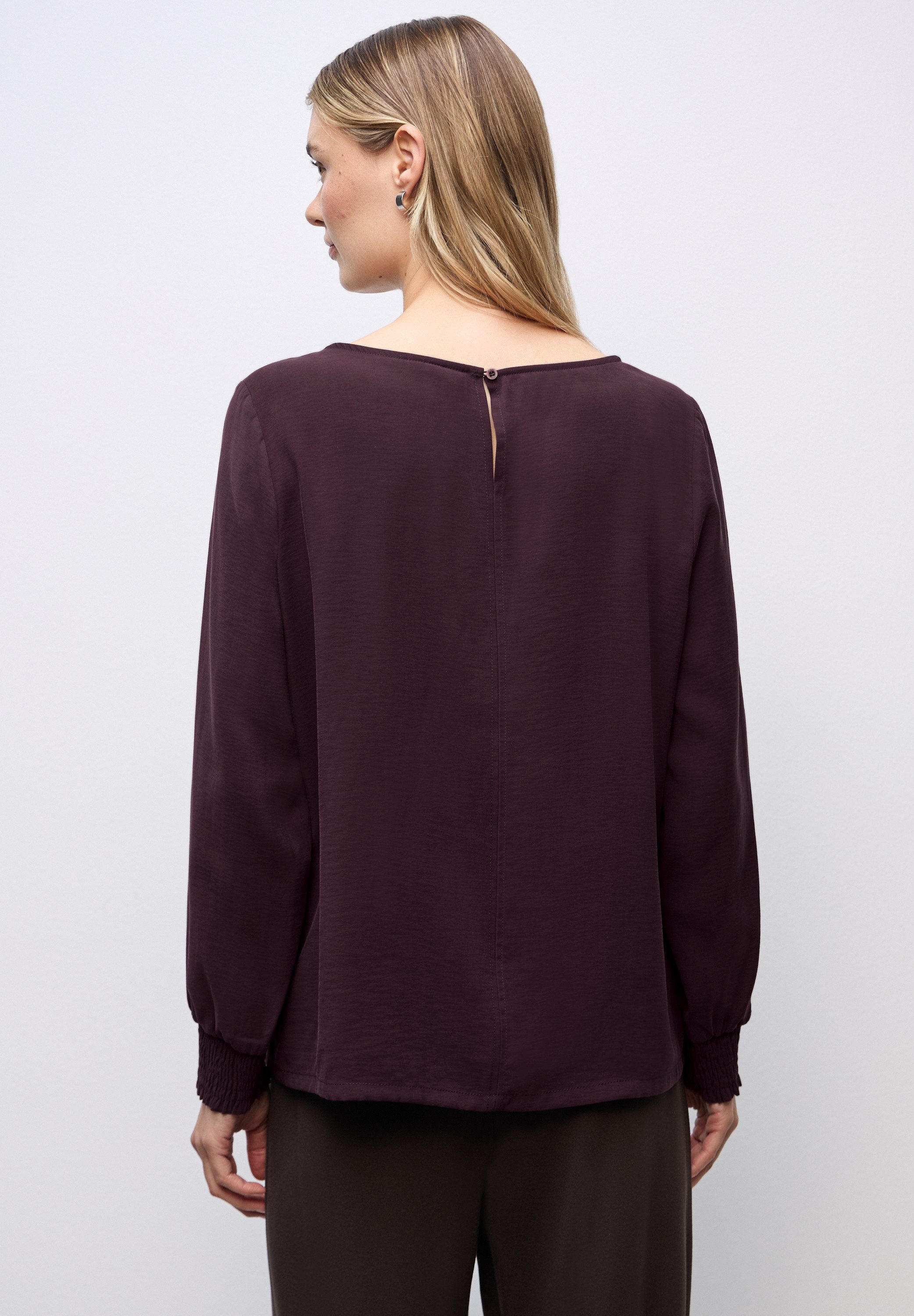 STREET ONE Langarmbluse mit Smok-Details günstig online kaufen