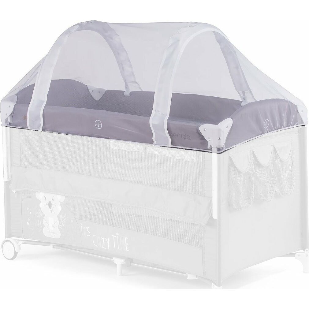 Chipolino Baby-Reisebett Moskitonetz für faltbare Reisebetten 120x60 cm weiß