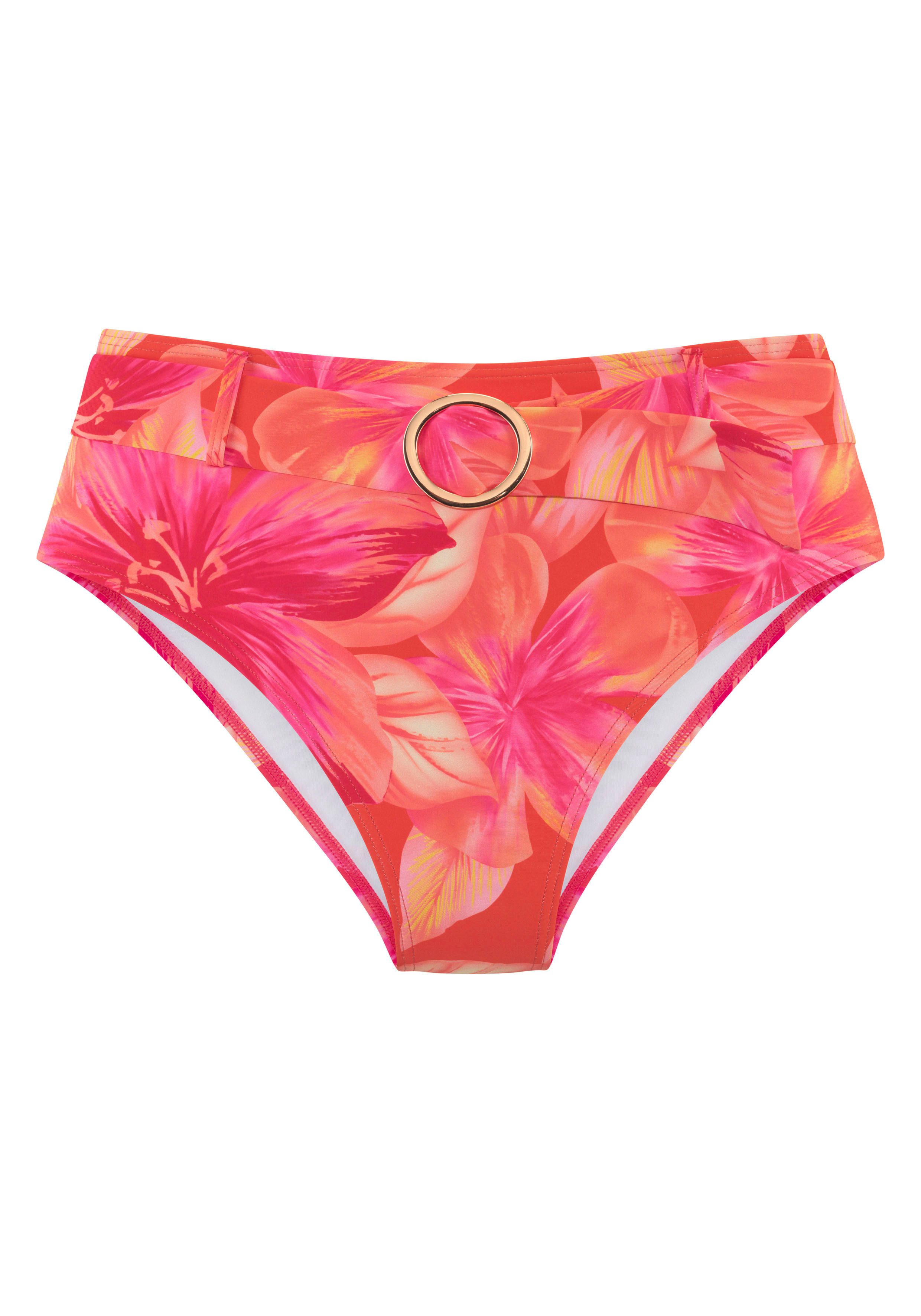 s.Oliver Highwaist-Bikini-Hose Jayce mit breitem Gürtel günstig online kaufen