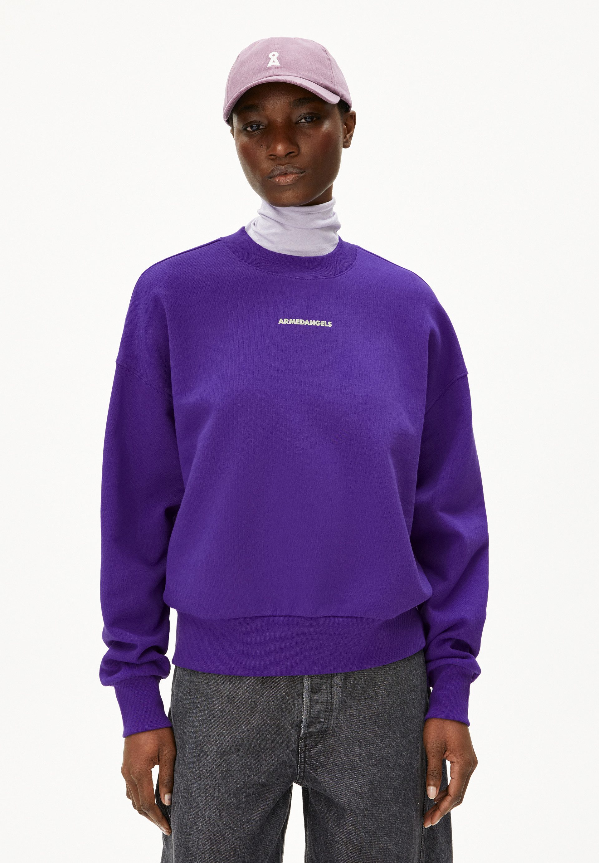 Armedangels Sweatshirt ALIZAA CHAANGE Sweatshirts aus Bio-Baumwolle Oversized Fit