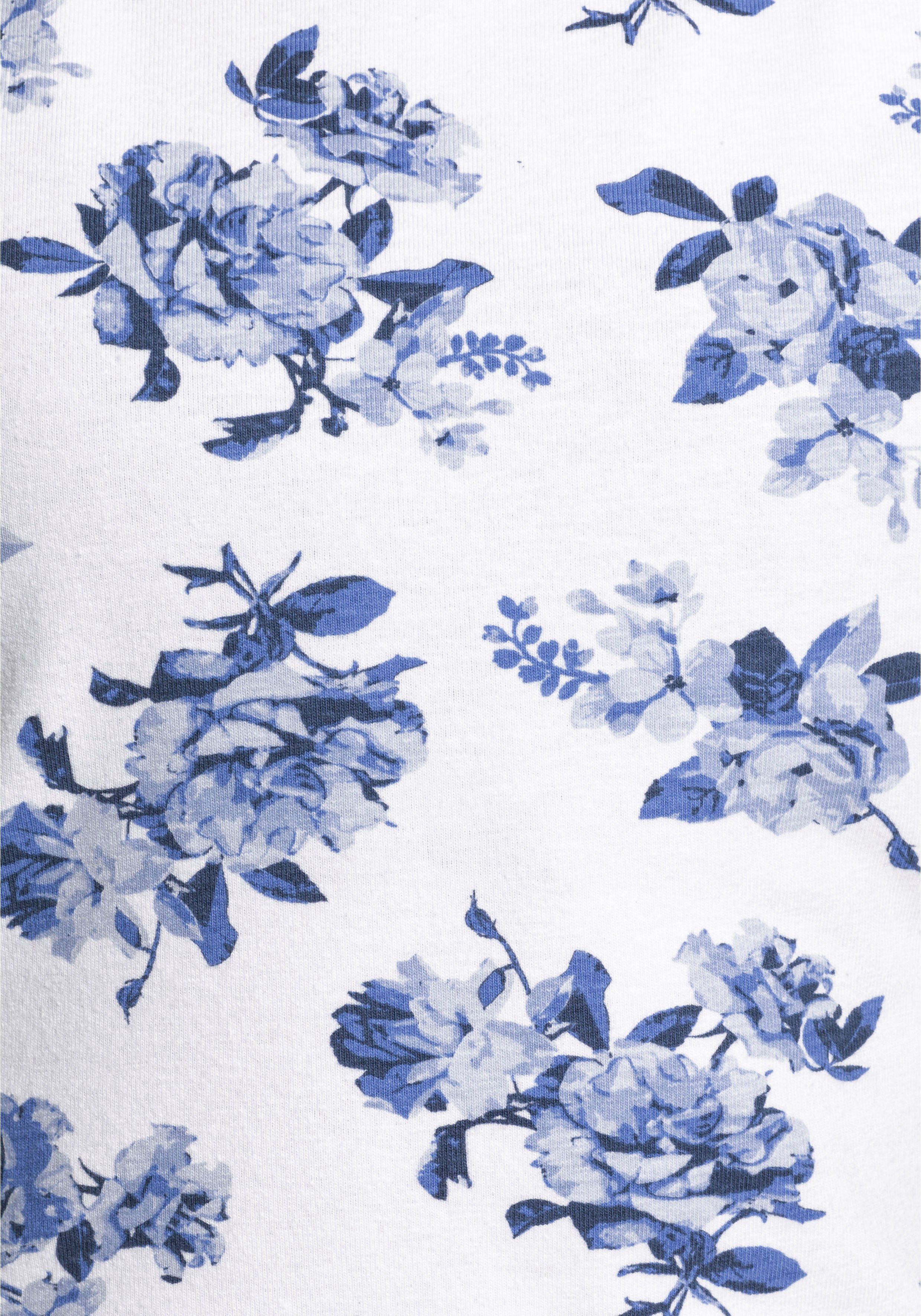 KangaROOS Jerseykleid Kangaroos Mädchen festliche Anlässe, modischer Allover-Druck, ausgestellter Schnitt