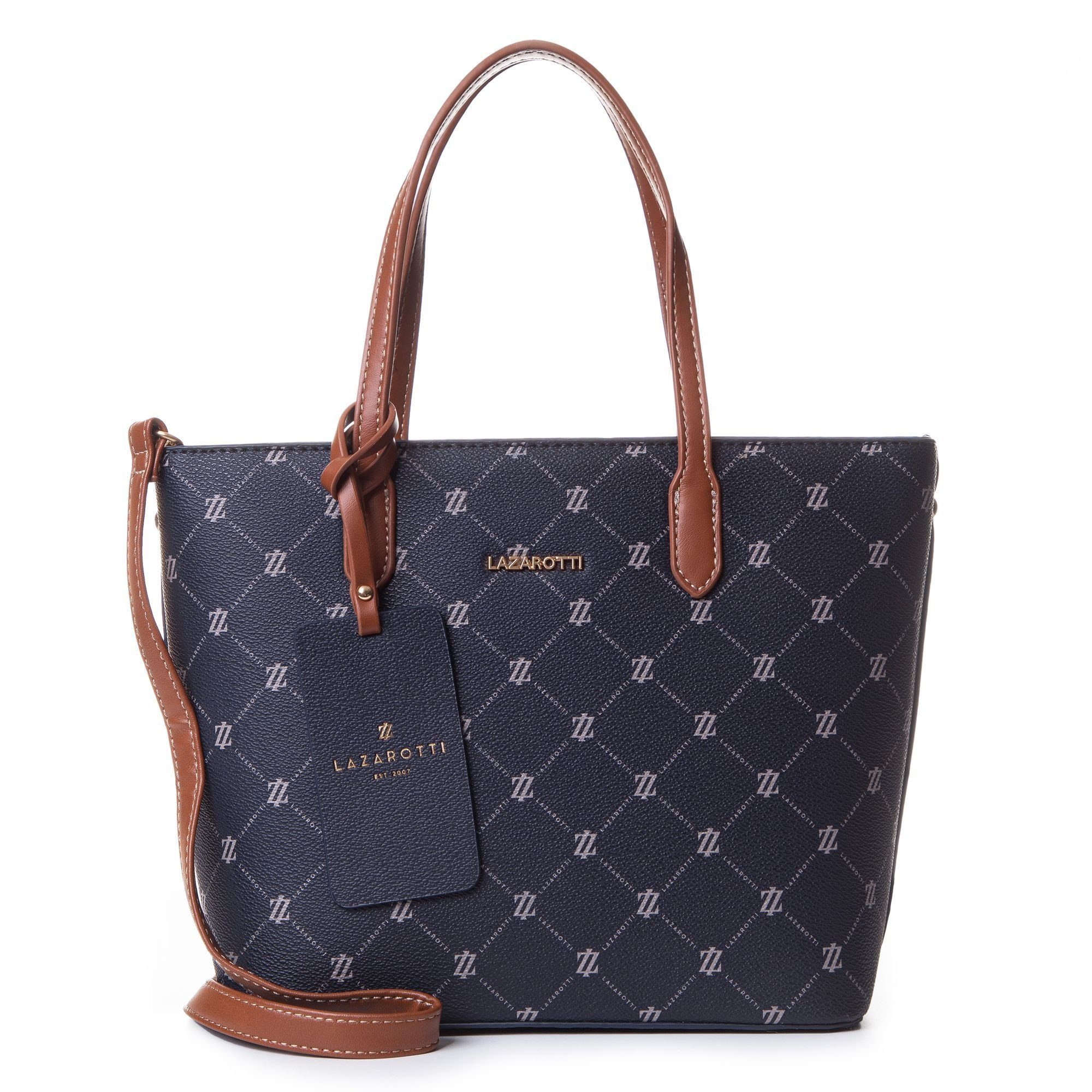 Henkeltasche Lazarotti blue Palermo, Kunstleder