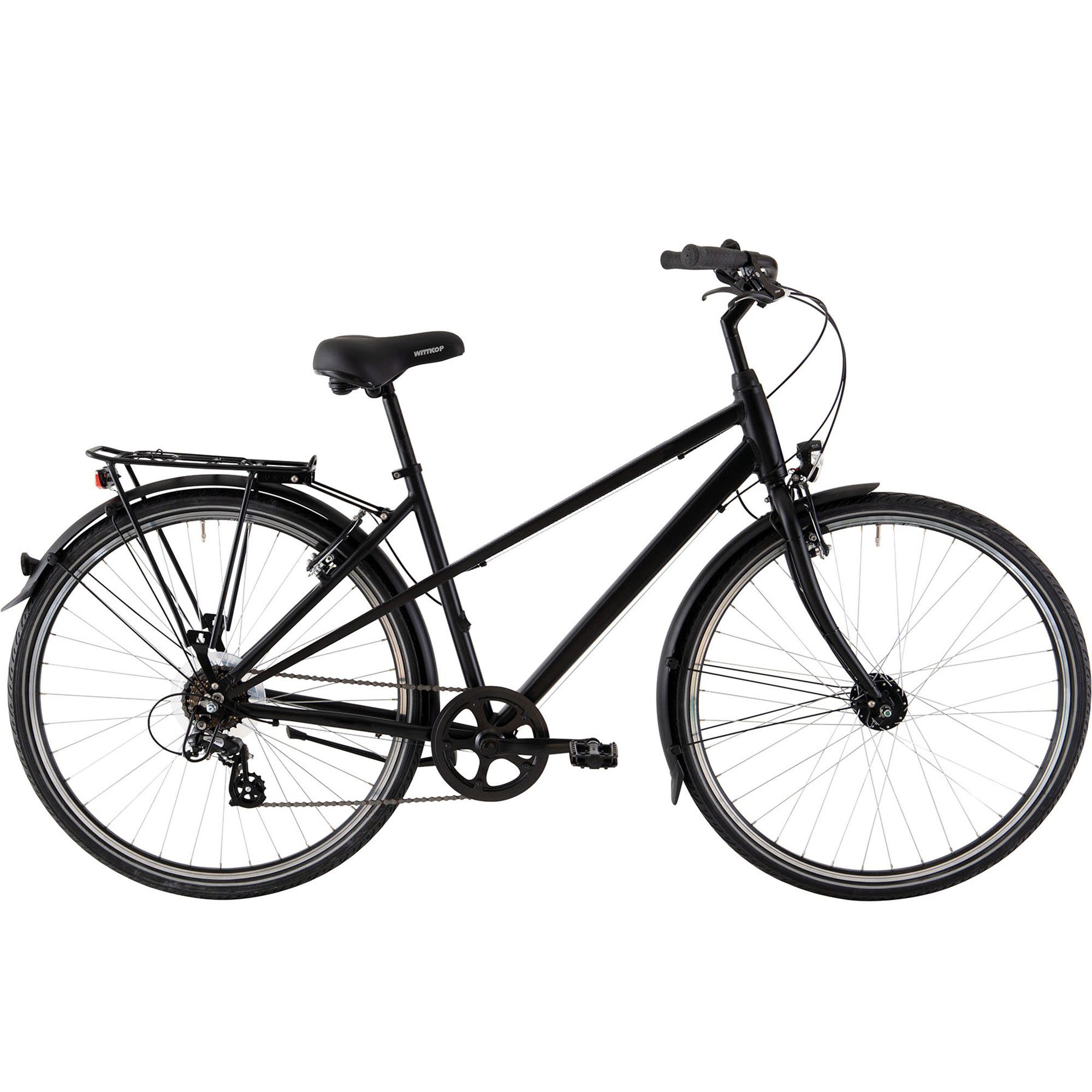 Gang Damenfahrrad Shimano Tourenrad - Bikes 170 190 Altus Zoll BBF 28 retro Trekkingrad City Damen Line, Black 7 Schaltwerk, Kettenschaltung, Fahrrad cm