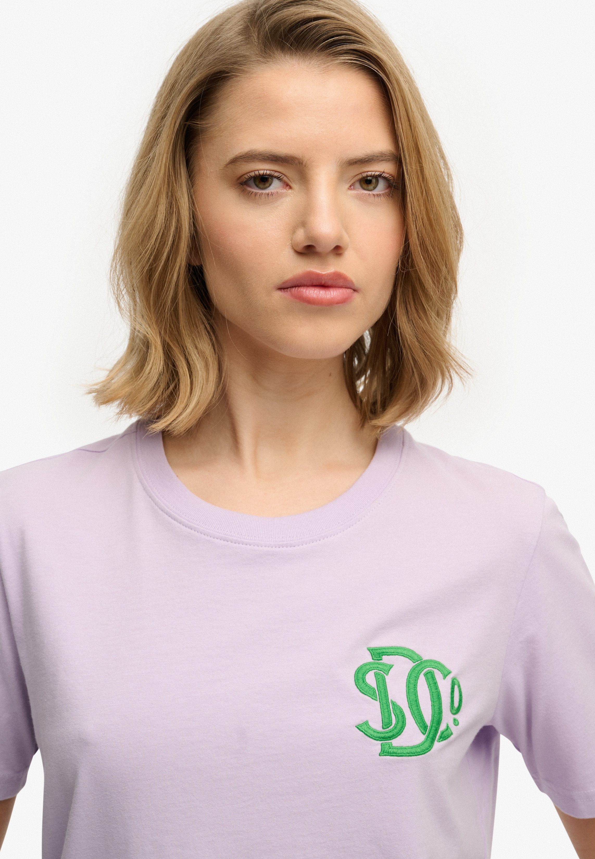 Superdry T-Shirt SD&CO NEON RELAXED TEE aus Baumwolle, Relaxed Fit, gerader Abschluss, normale Länge, Rundhals – Bild 4 von 5