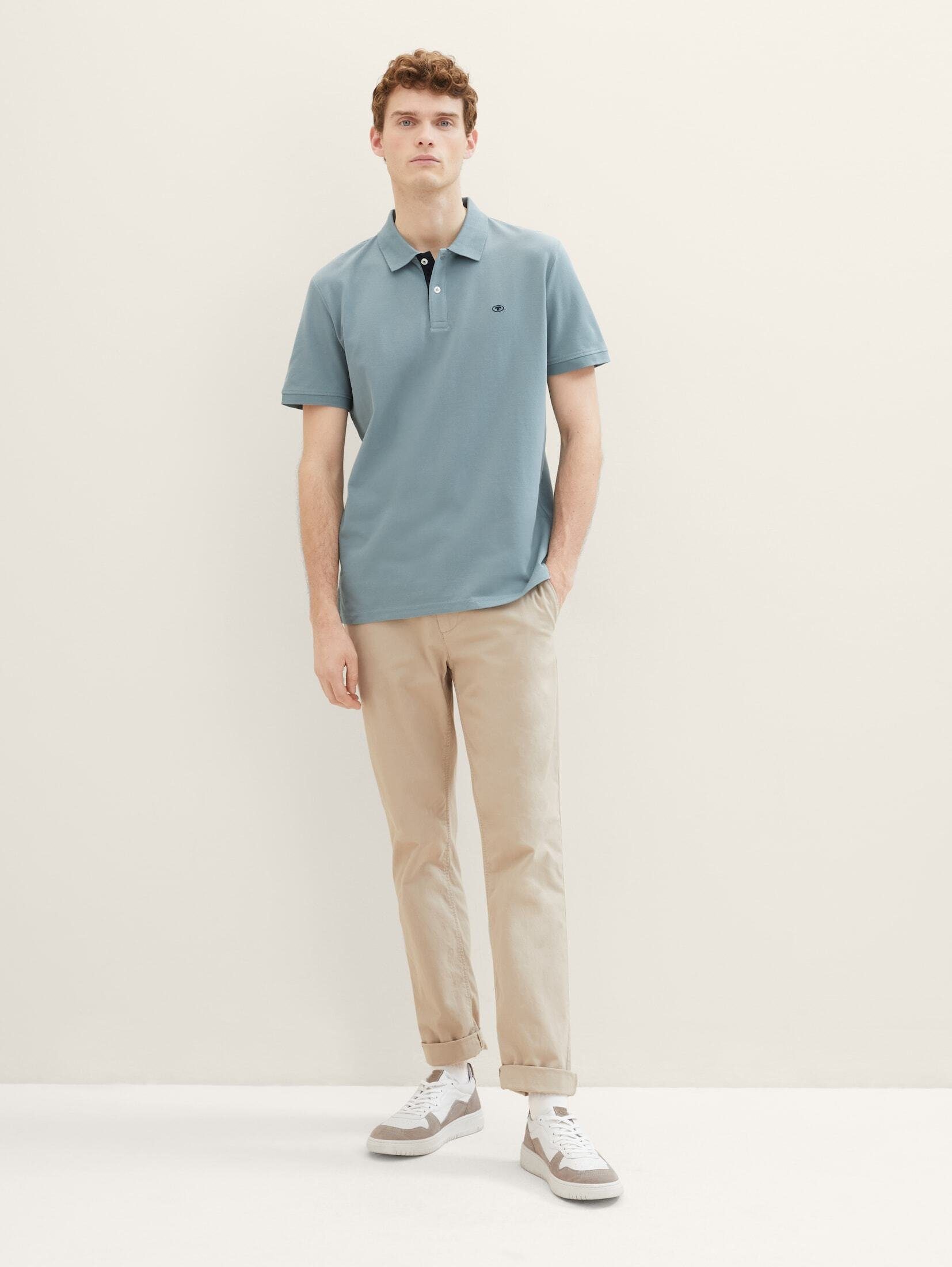 TOM TAILOR Poloshirt Poloshirts Piqué Poloshirt aus Baumwolle