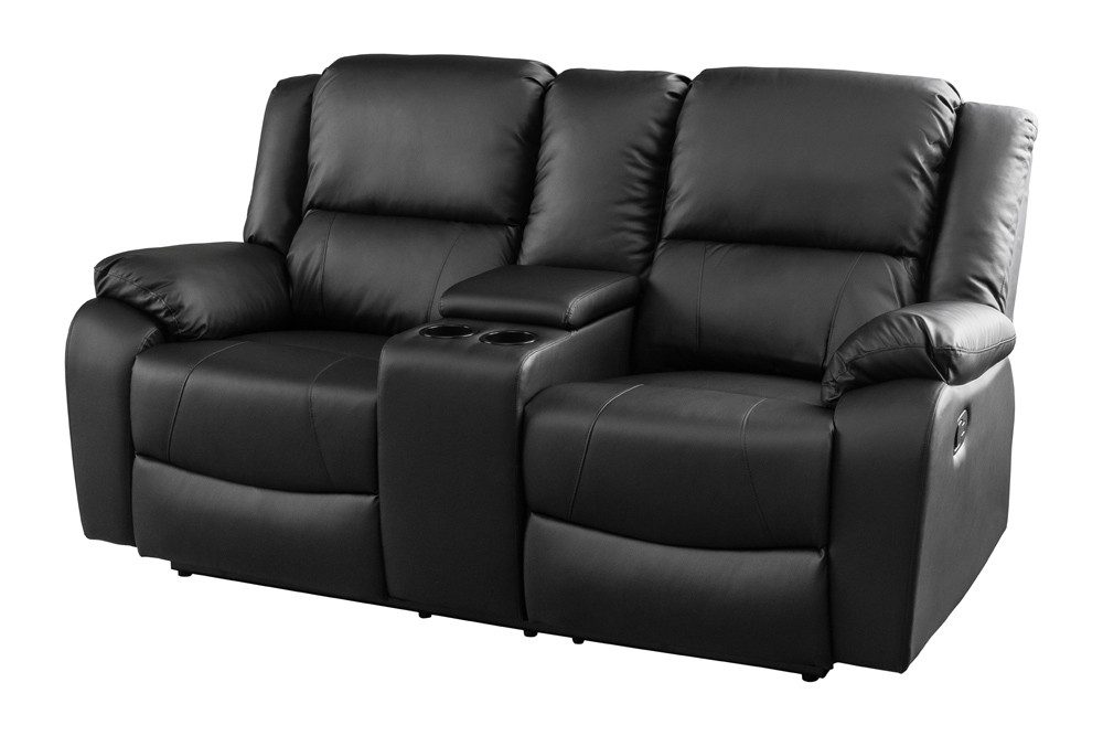 riess-ambiente TV-Sessel HOLLYWOOD 190cm schwarz - Kinosessel, Fernsehsessel, verstellbar (Einzelartikel, 1-St), modern mit Cupholder und Liegefunktion - ideal für Wohnzimmer oder TV