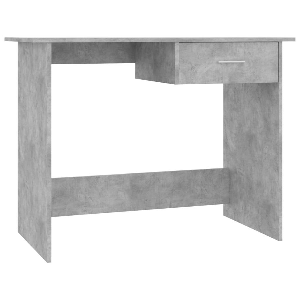 100×50×76 furnicato cm Holzwerkstoff Betongrau Schreibtisch