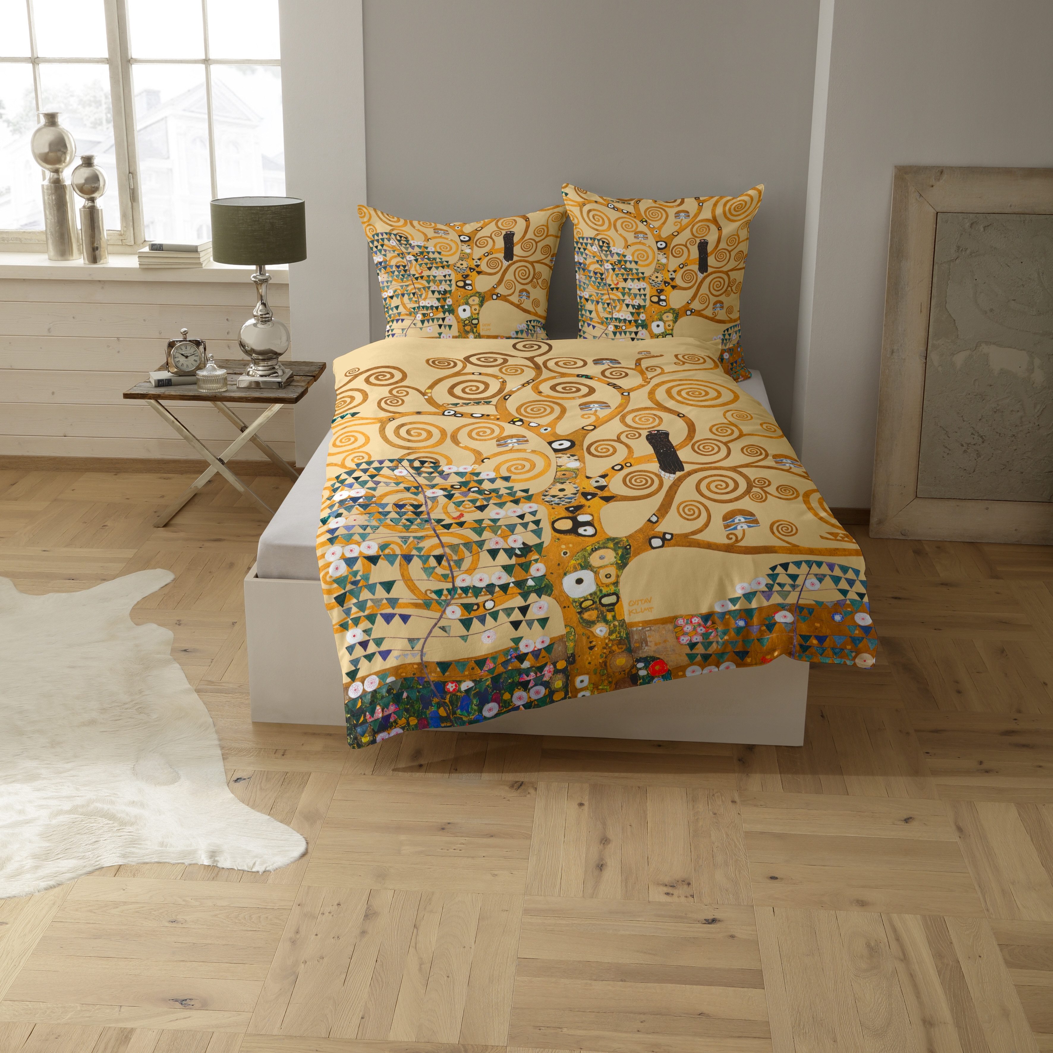 Goebel Bettwäsche Lebensbaum, Satin, 2 teilig, günstig online kaufen