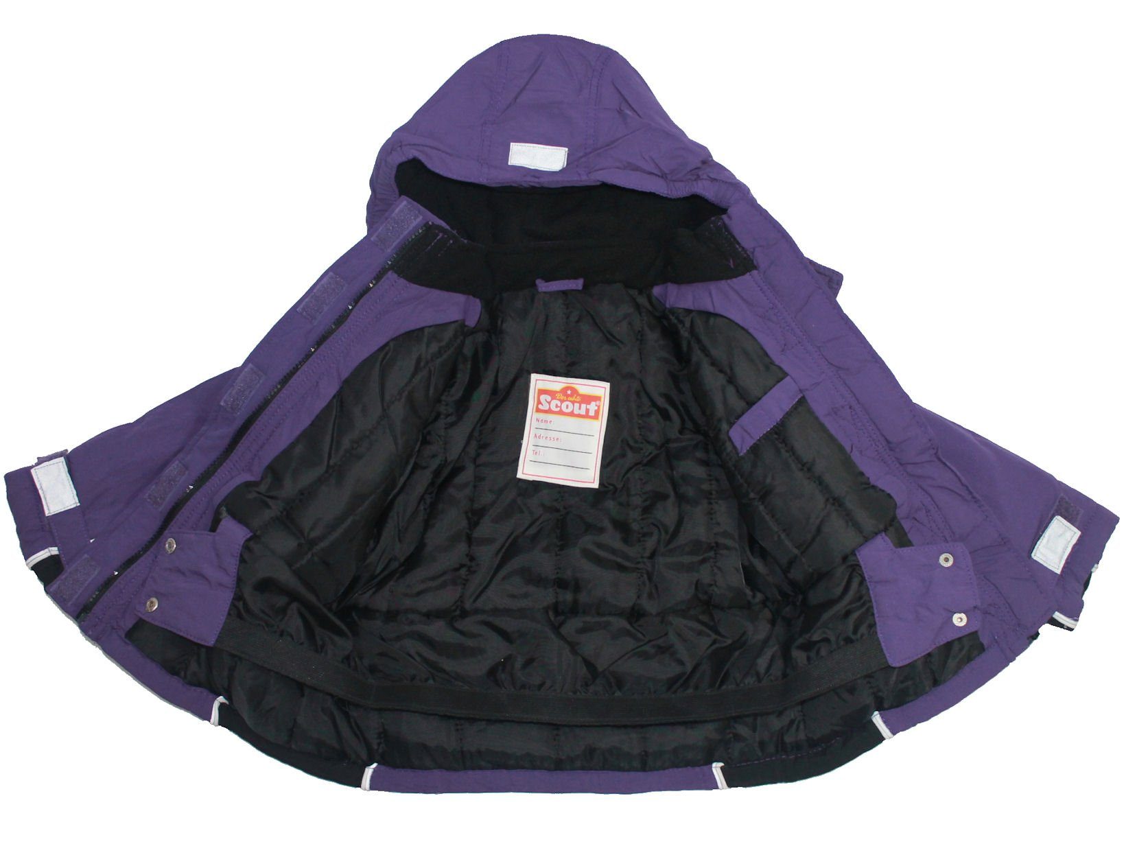 Winterjacke Scout Kinder Schneejacke Skijacke Winterjacke Jacke violett (1-St)