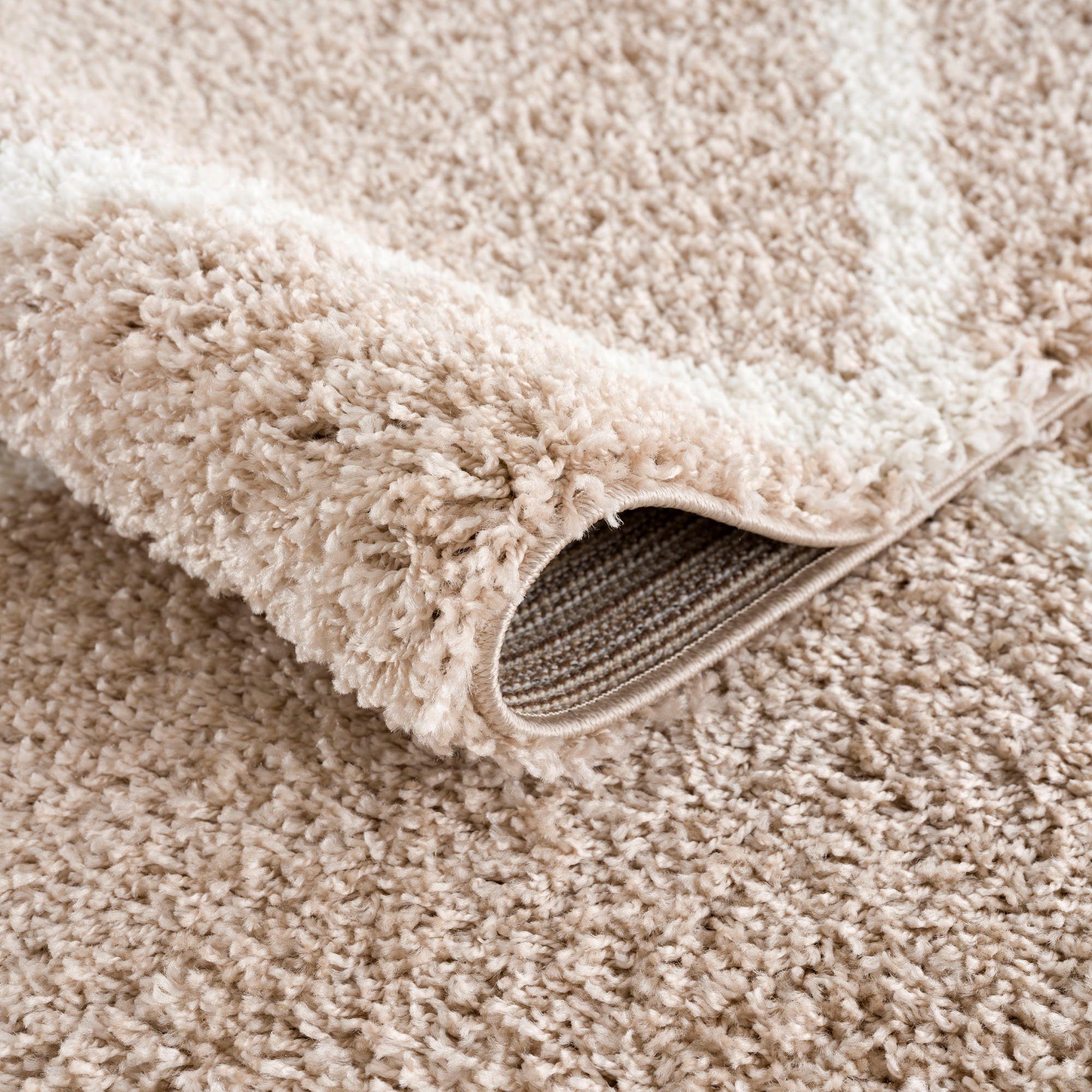 Sanat Hochflor-Teppich Madrid, rund, Höhe: 30 günstig online kaufen