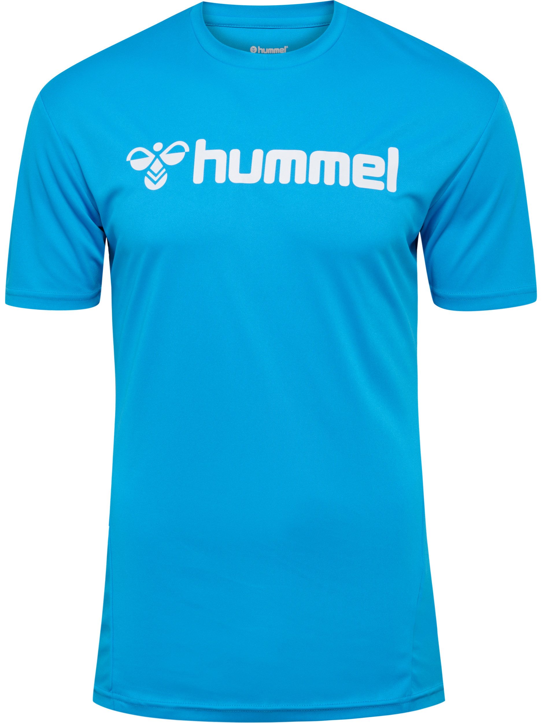 hummel Trainingsshirt hmlLOGO JERSEY S/S mit Rundhalsausschnitt, Kurzarm-Design, schnell trocknend