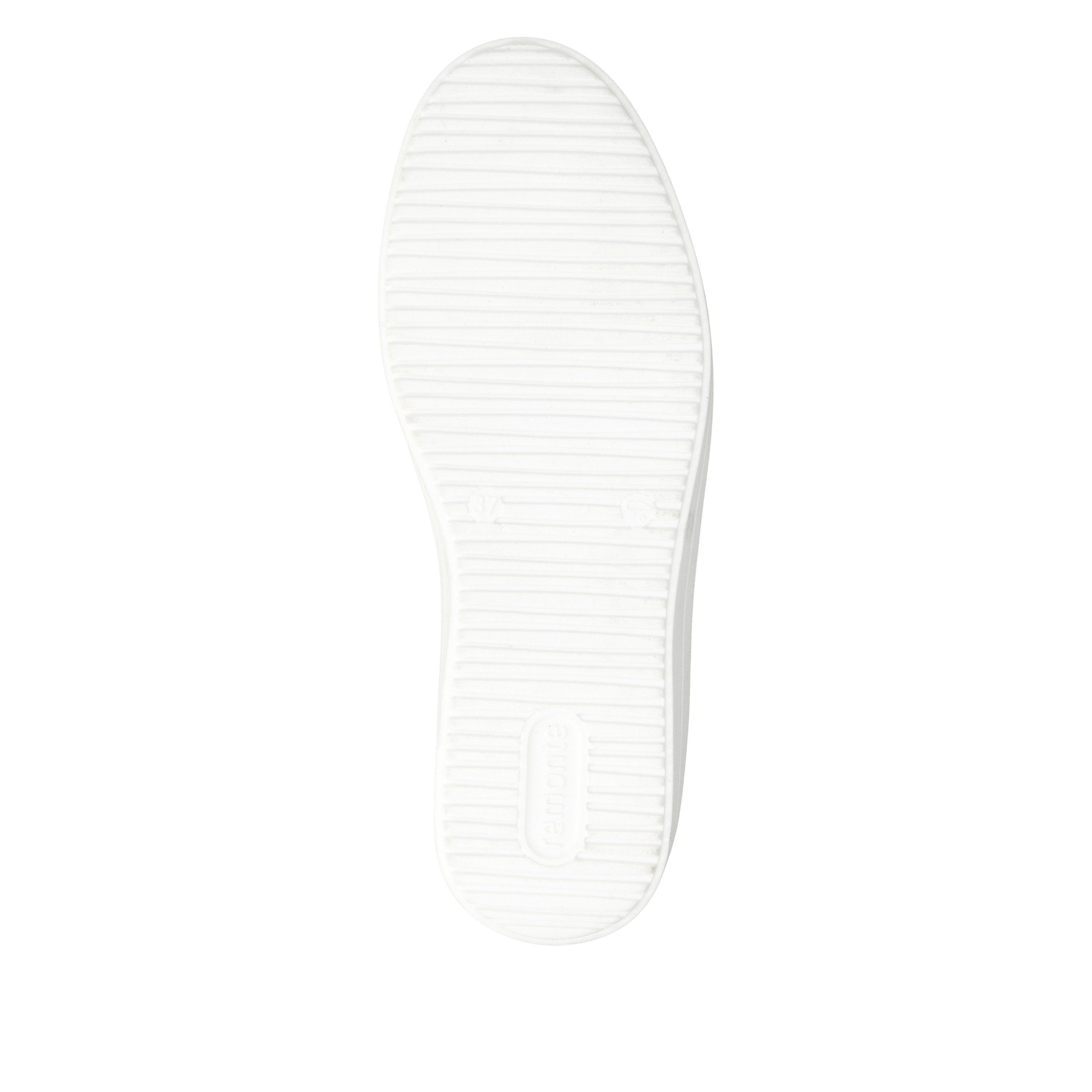 Remonte Plateausneaker Halbschuh, Schnürschuh mit Perforation und seitlichem Reißverschluss
