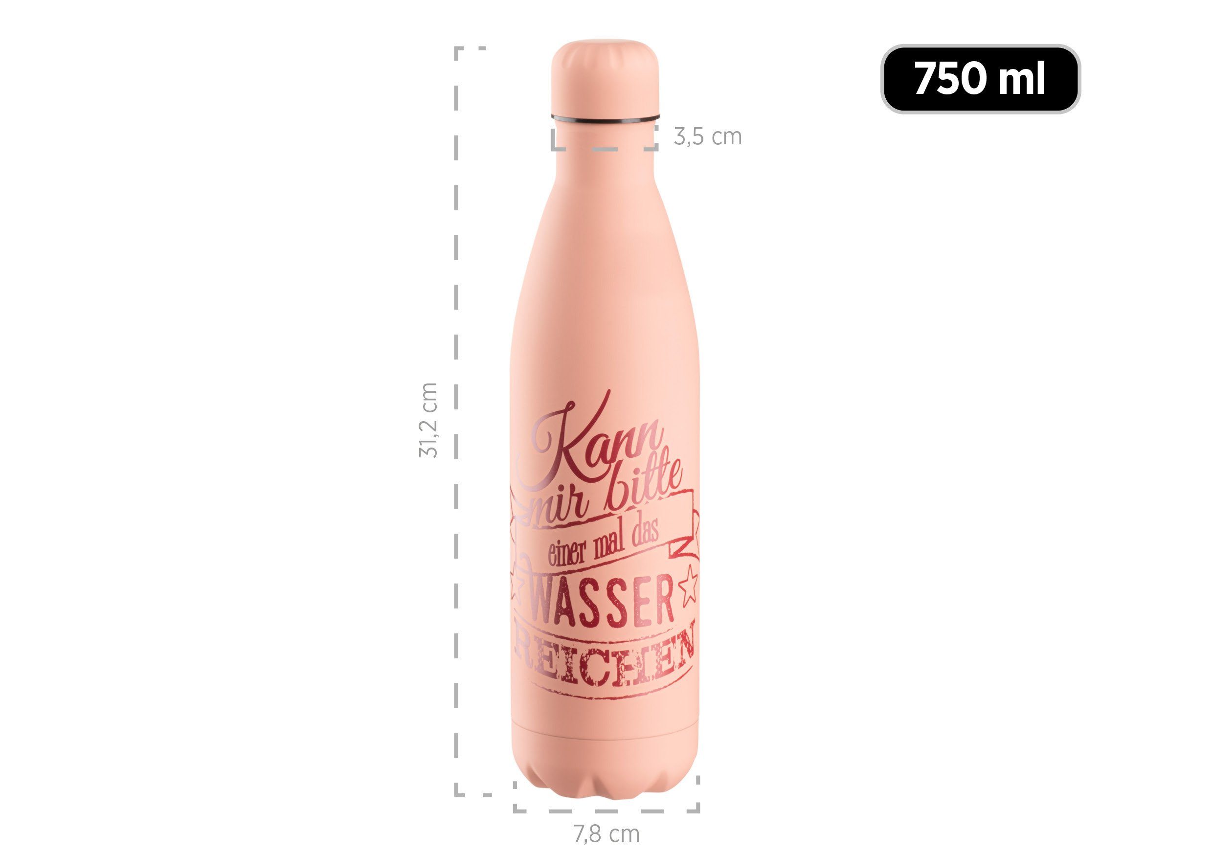 MÄSER - Rosa Isolierflasche