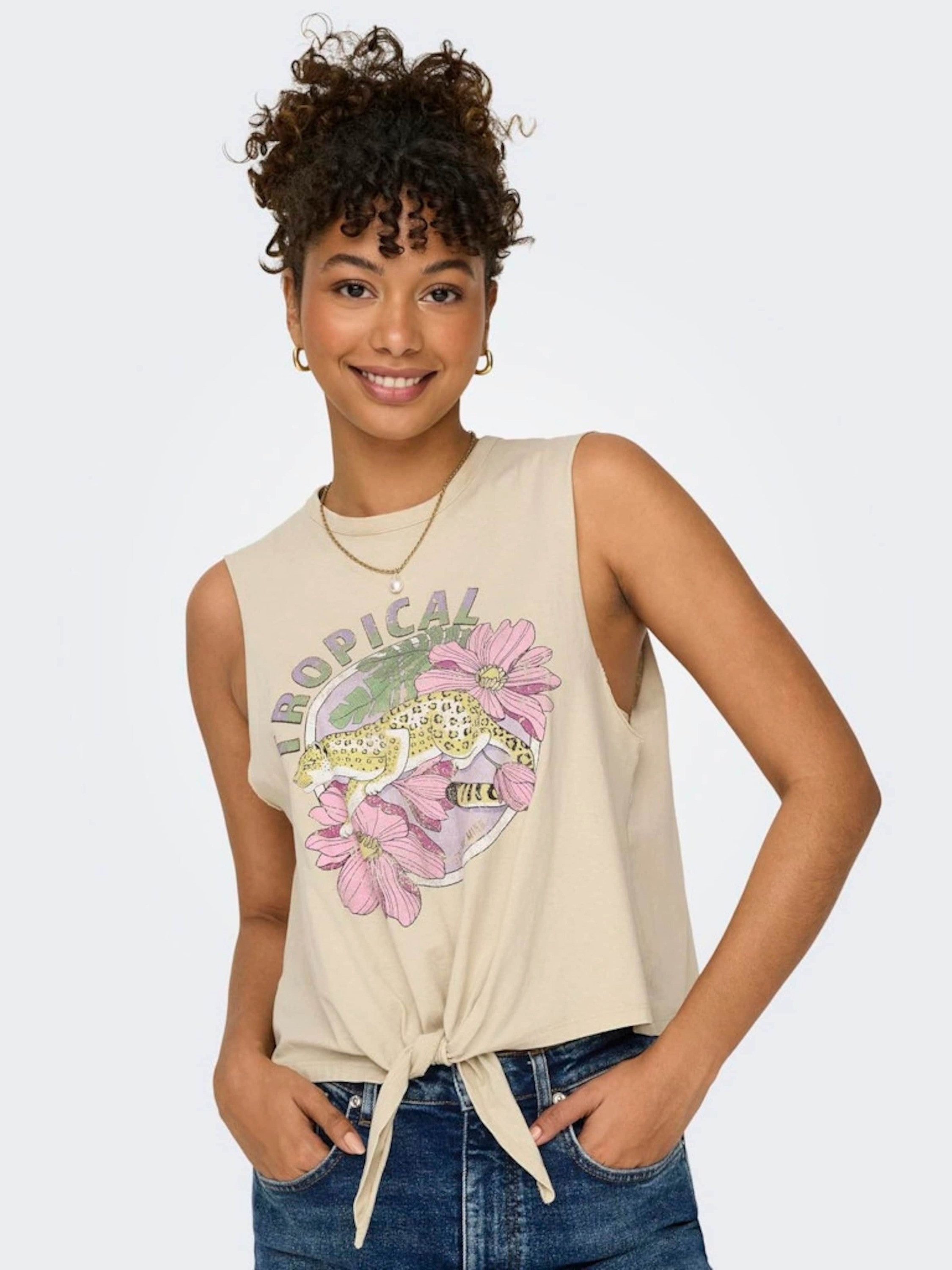 ONLY Tanktop ONLLucy (1-tlg) Drapiert/gerafft günstig online kaufen