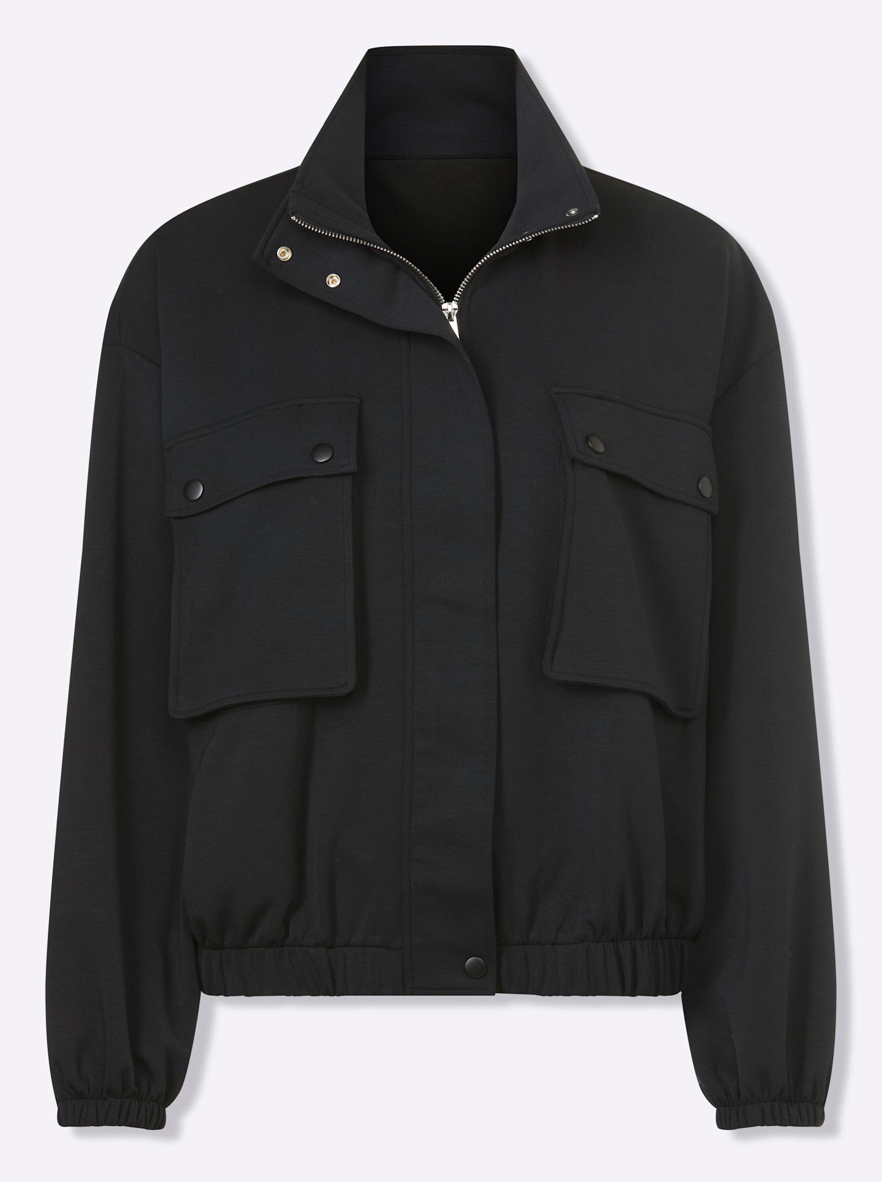 heine Shirtjacke Jersey-Jacke Langarm Jersey – Bild 5 von 5