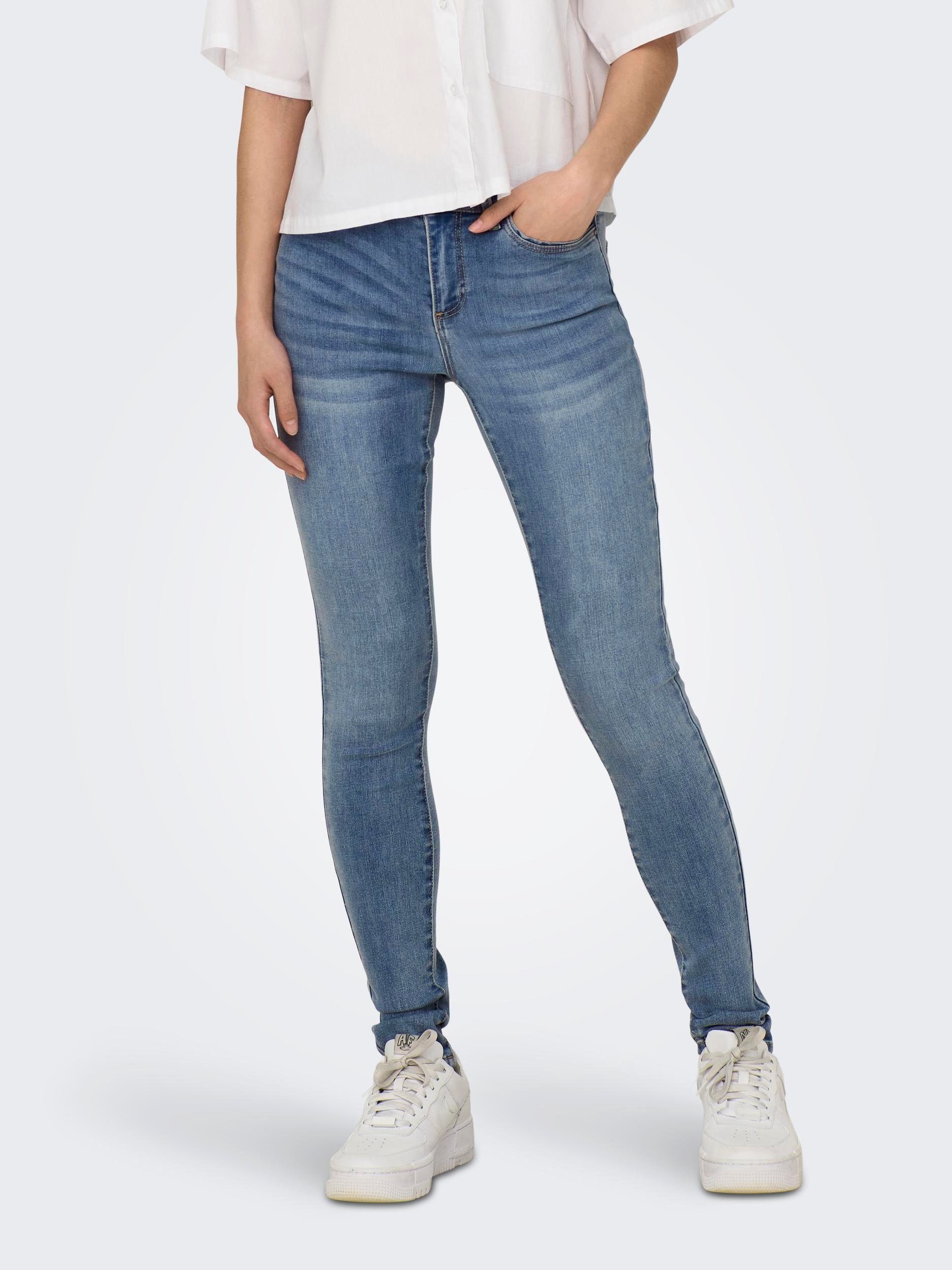 ONLY Skinny-fit-Jeans ONLWAUW MID SKINNY DNM günstig online kaufen
