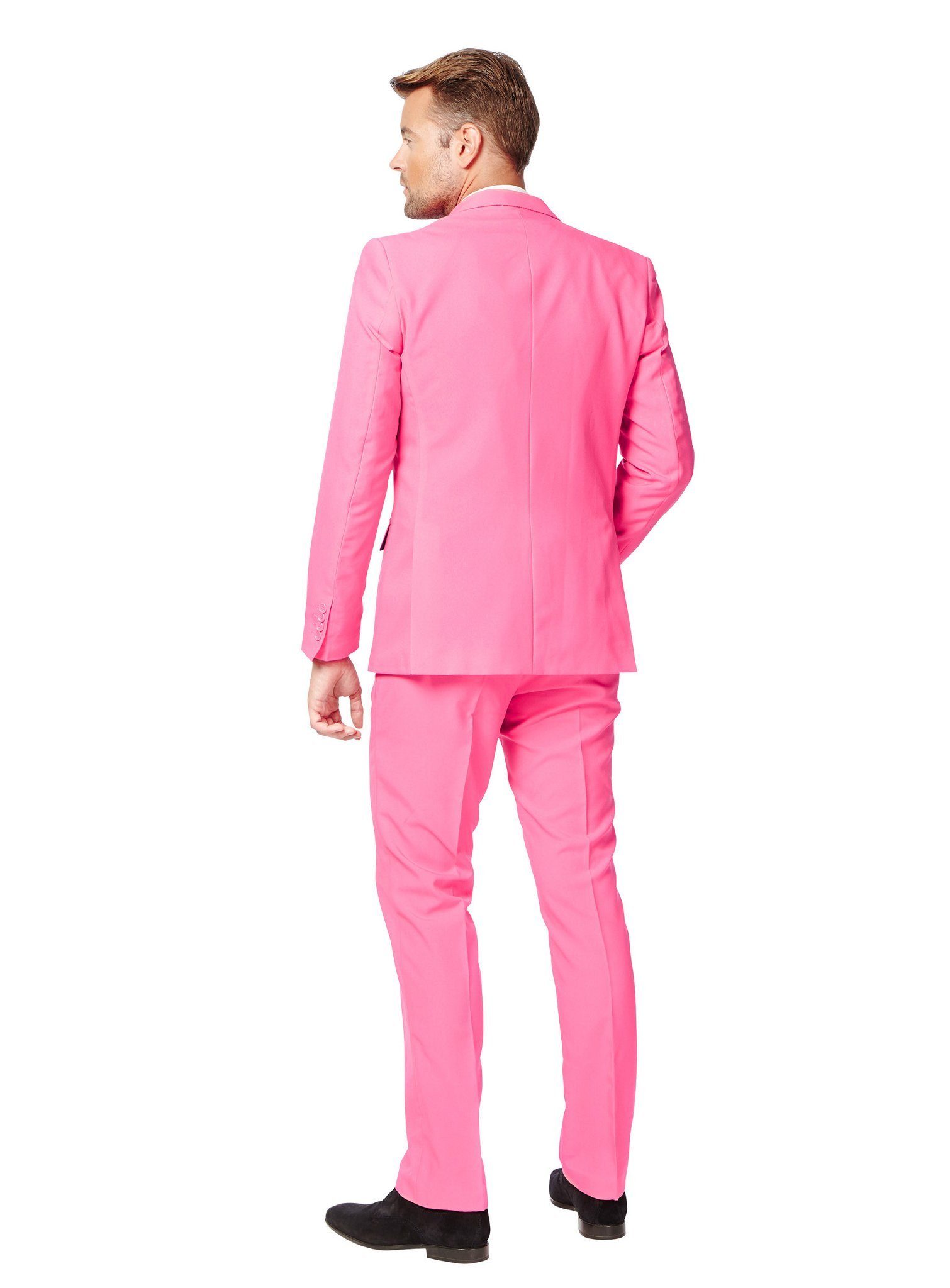 Opposuits Anzug Mr.Pink Kostüm Partyanzug - Faschingskostüm Herren Ausgefallene Anzüge für coole Männer