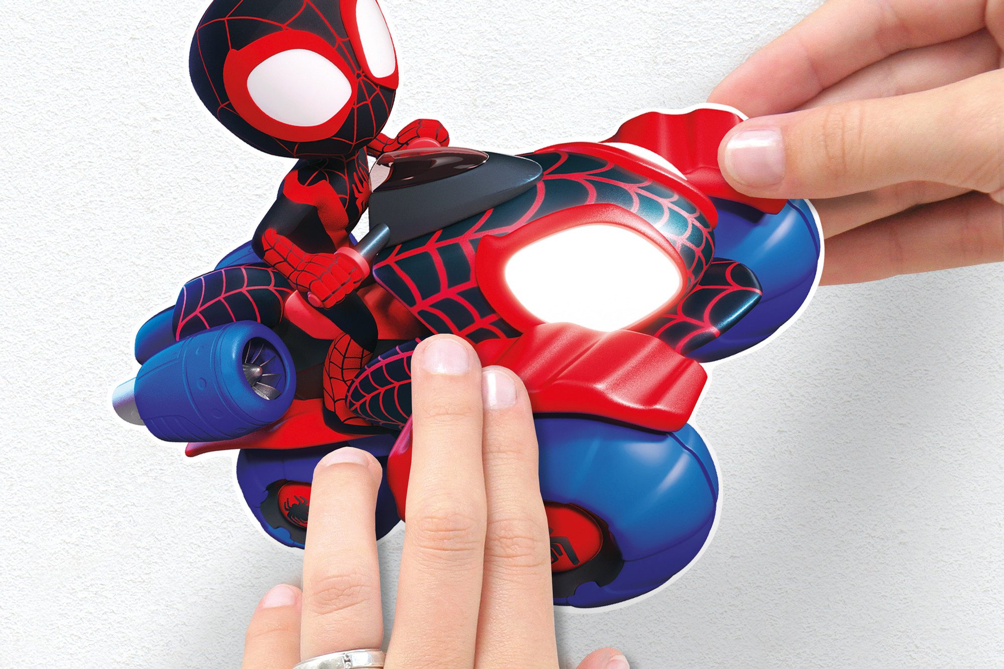 Komar Wandtattoo Spidey and His Amazing Friends Chasing - Größe 50 x 70 cm (6 St), Künstler: Komar, selbstklebend, Wandsticker, Kinderzimmer