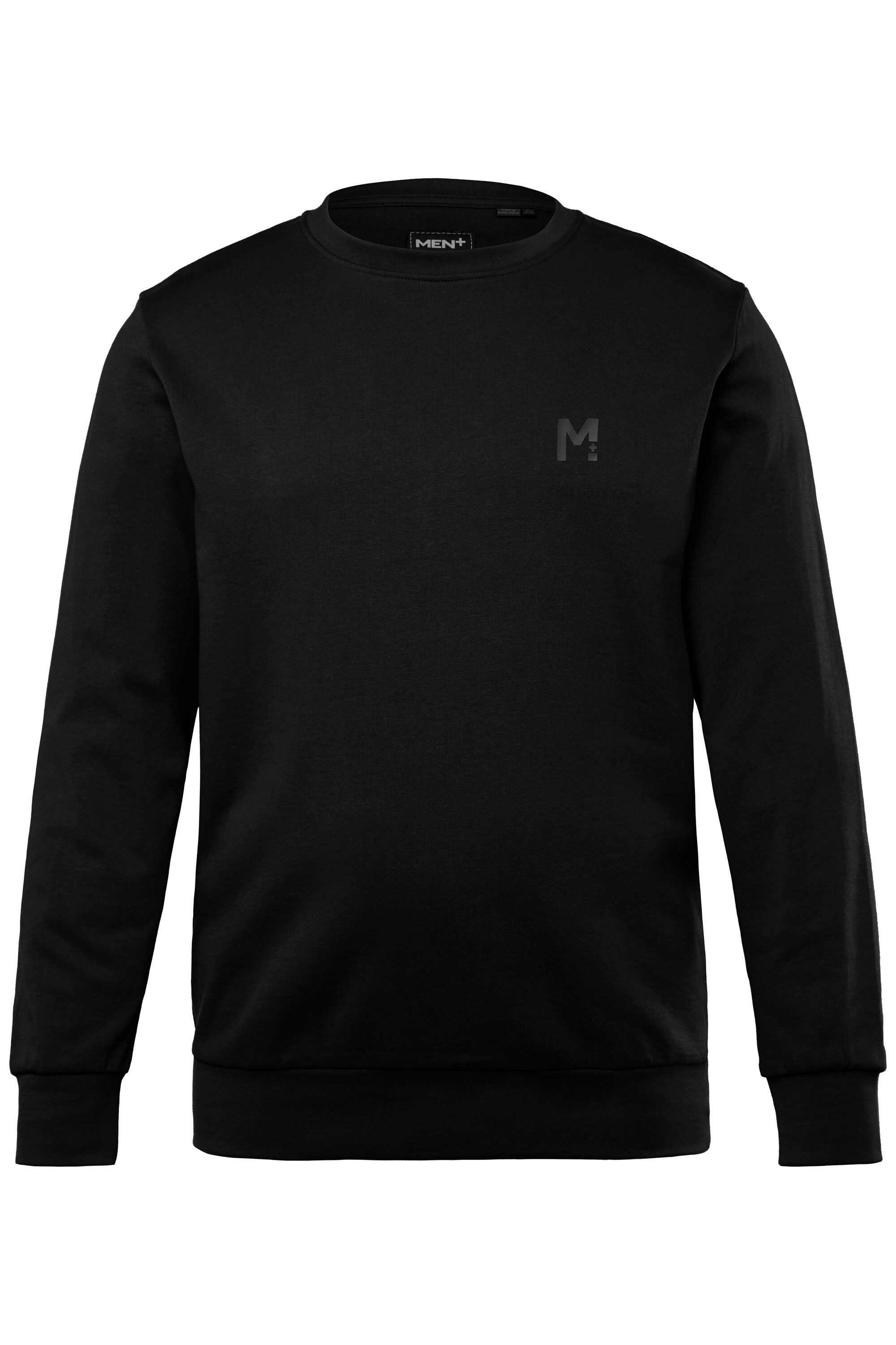 Men Plus Sweatshirt Men+ Sweatshirt Basic Rundhalsausschnitt bis 8 XL günstig online kaufen