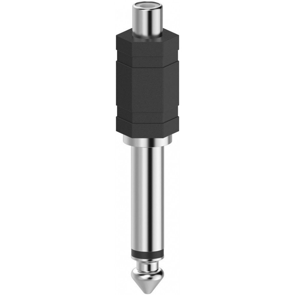 Hama Mono Audio-Adapter 6,3-mm-Stecker schwarz Audio- & Video-Adapter