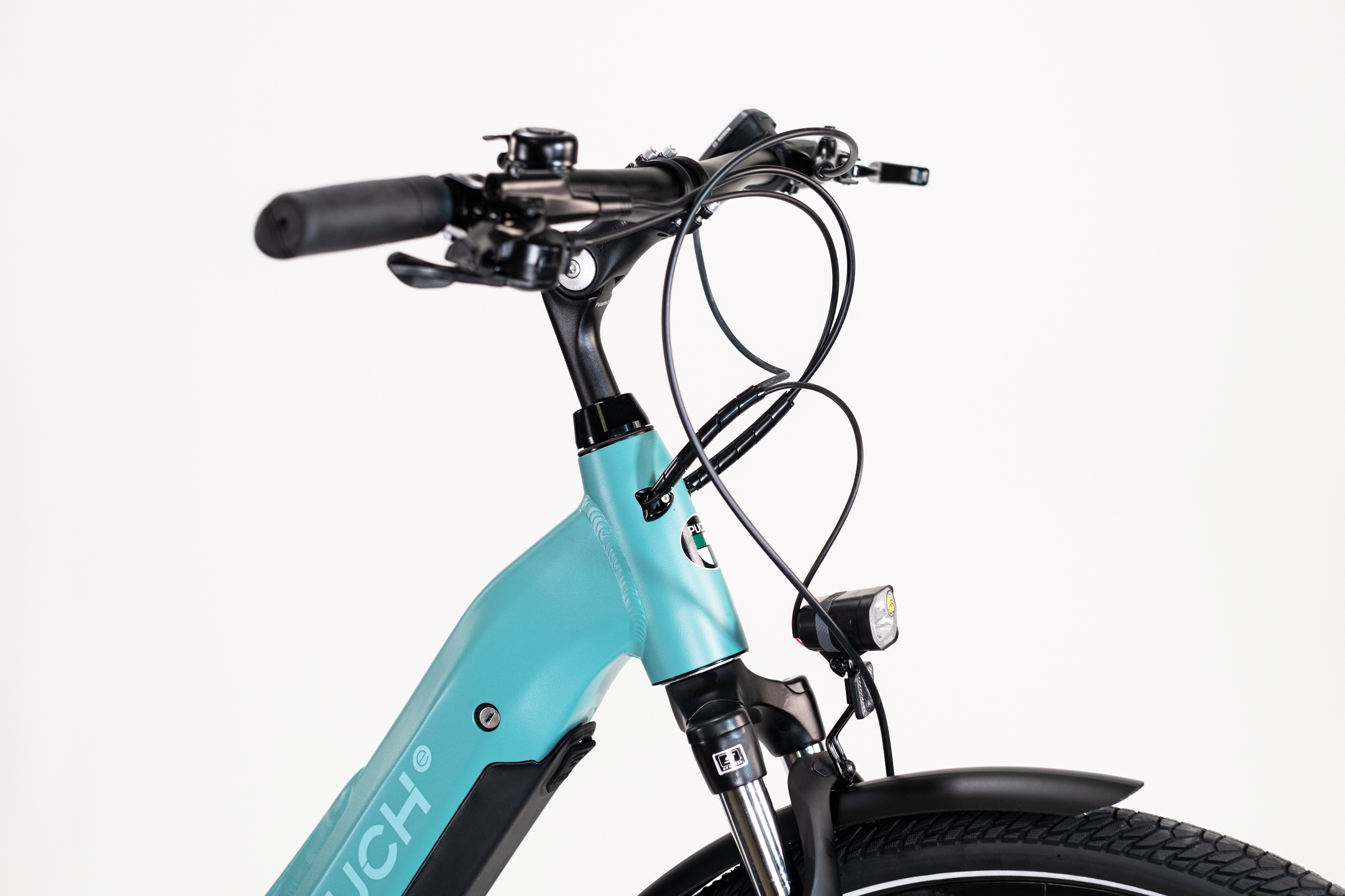 PUCH E-Bike Trekkingrad PUCH C5.3 ALIVIO / BOSCH 500 Wh 28" grün 9-Gänge, 9 Gang Shimano Alivio RDM3100 Schaltwerk, Kettenschaltung, Mittelmotor, 500 Wh, BOSCH PERFORMANCE LINE 36 V/250 W, Mittelmotor