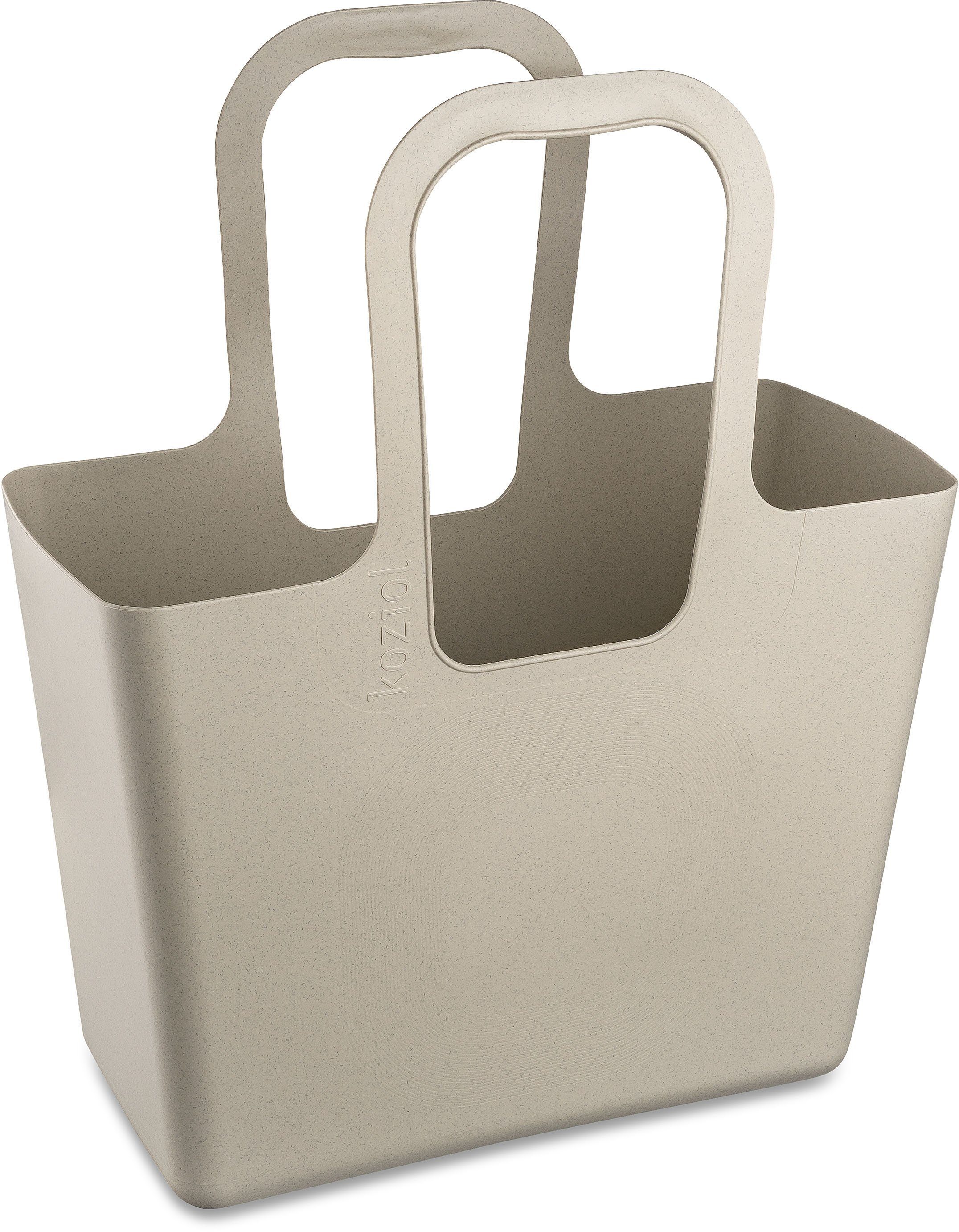 XL 100%recycelbar,100%made Produktion,melaminfrei in sand KOZIOL Henkeltasche neutrale Germany,CO² (1-tlg),