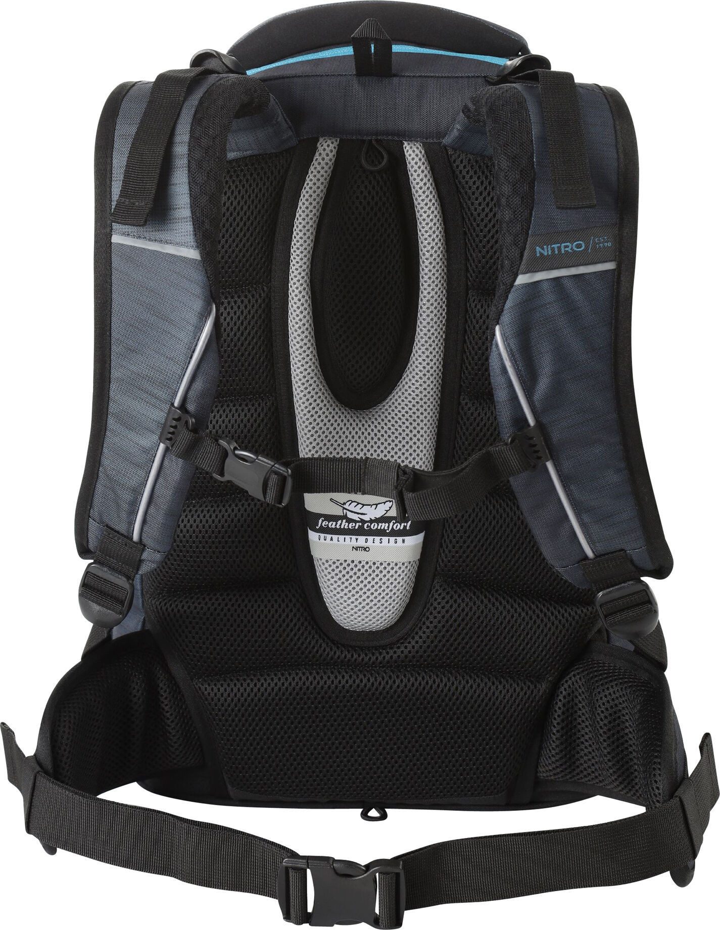 NITRO Rucksack Set Superhero (Kein Set, 1-tlg), abnehmbarer Hüftgurt garantiert optimale Gewichtsverteilung