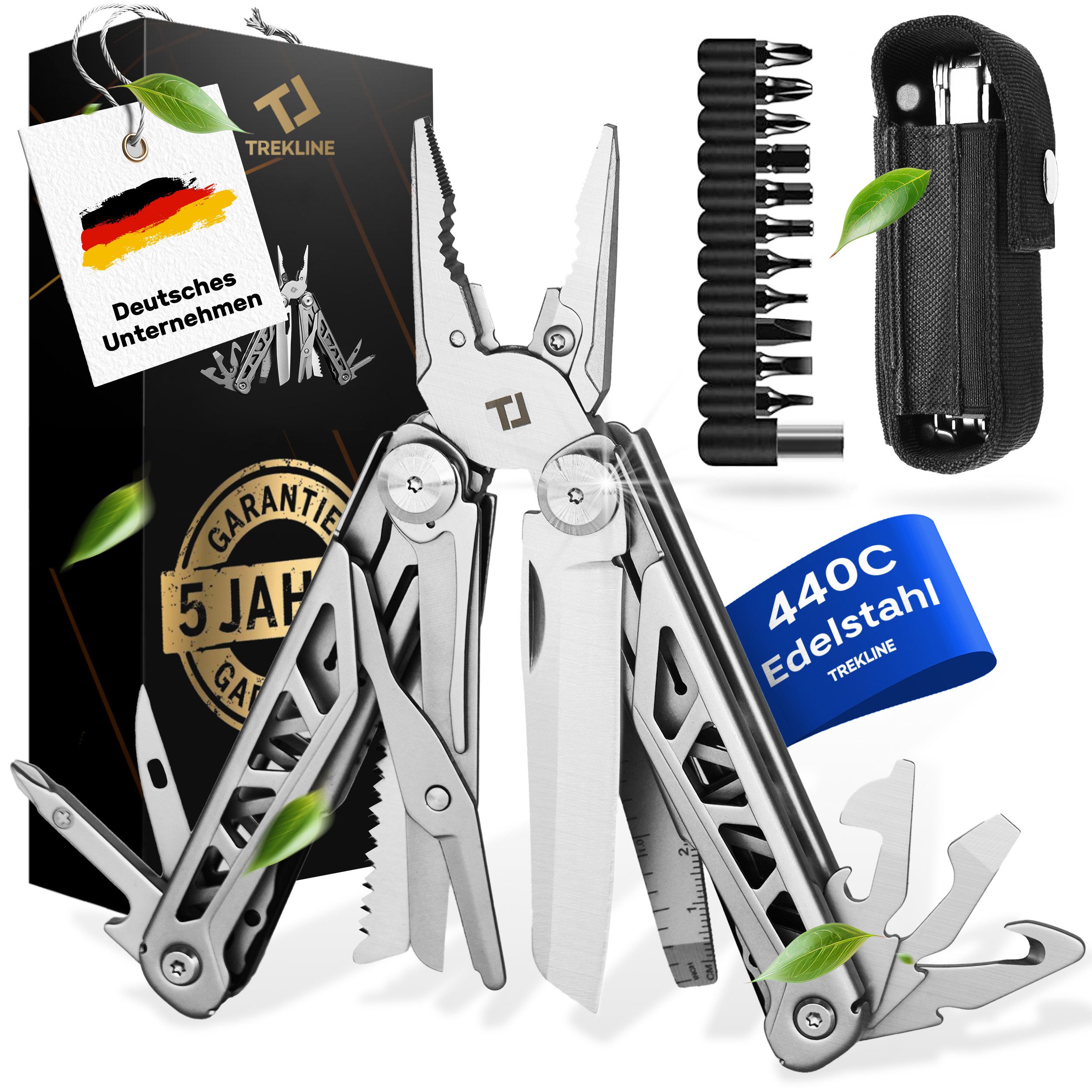 Trekline Multitool - Camping Werkzeug Multifunktionswerkzeug Multifunktionsmesser