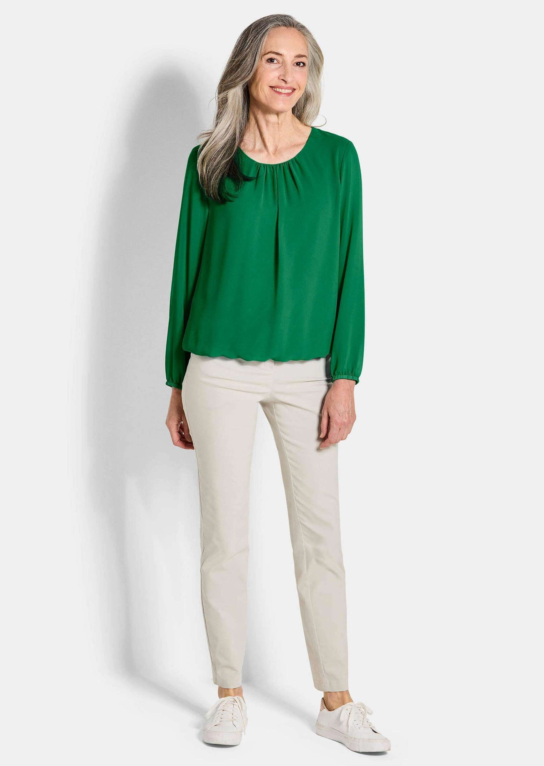 GOLDNER Klassische Bluse Elegante Bluse aus Chiffon günstig online kaufen